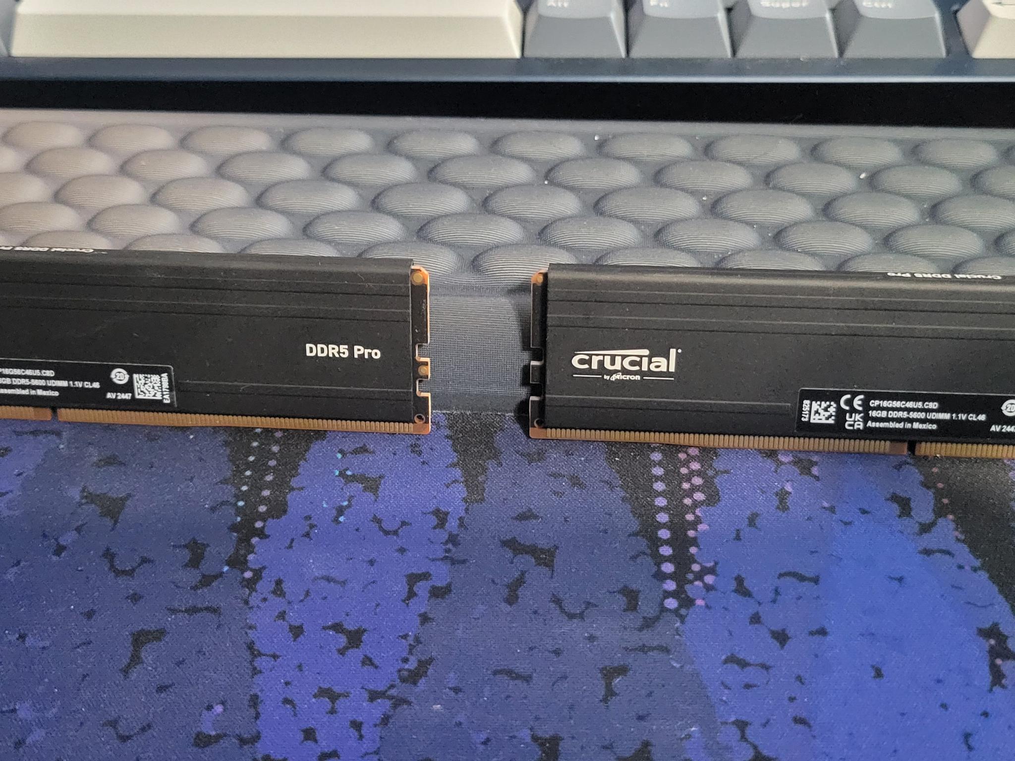 Crucial Pro 32GB DDR5 RAM Kit (2x16GB) 5600MHz XMP/EXPO (No Box)