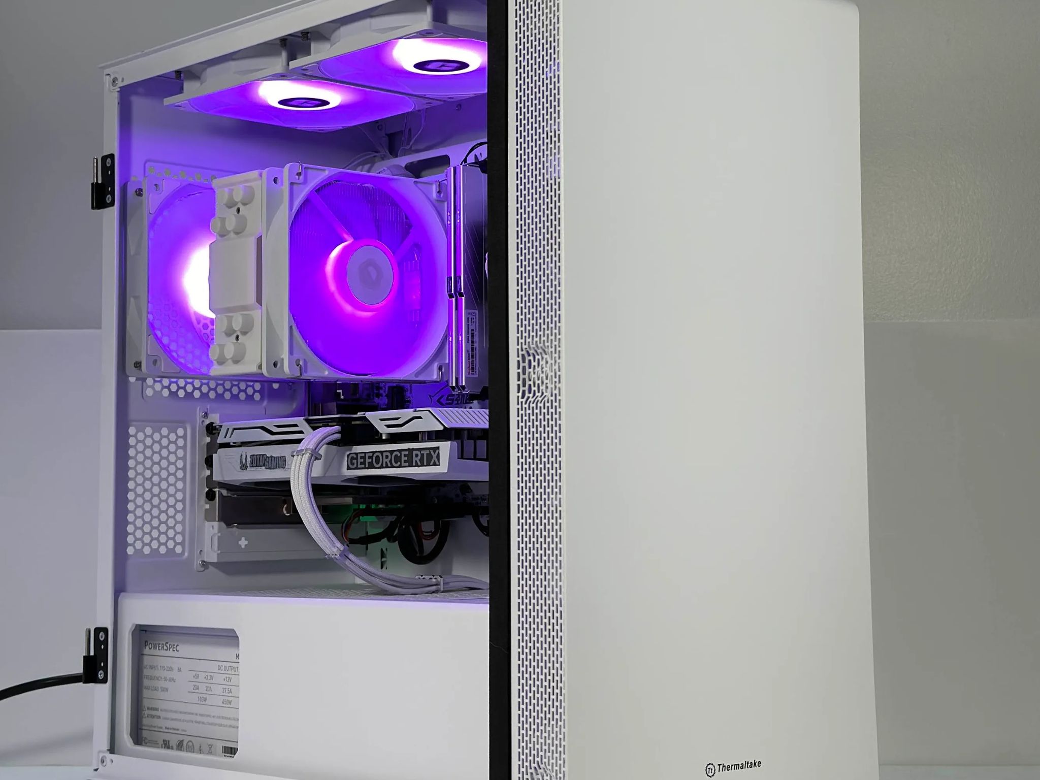 Intel i5-11500 | RTX 4060 | 16GB RAM | 1TB SSD | WIFI | Clean White Gaming PC
