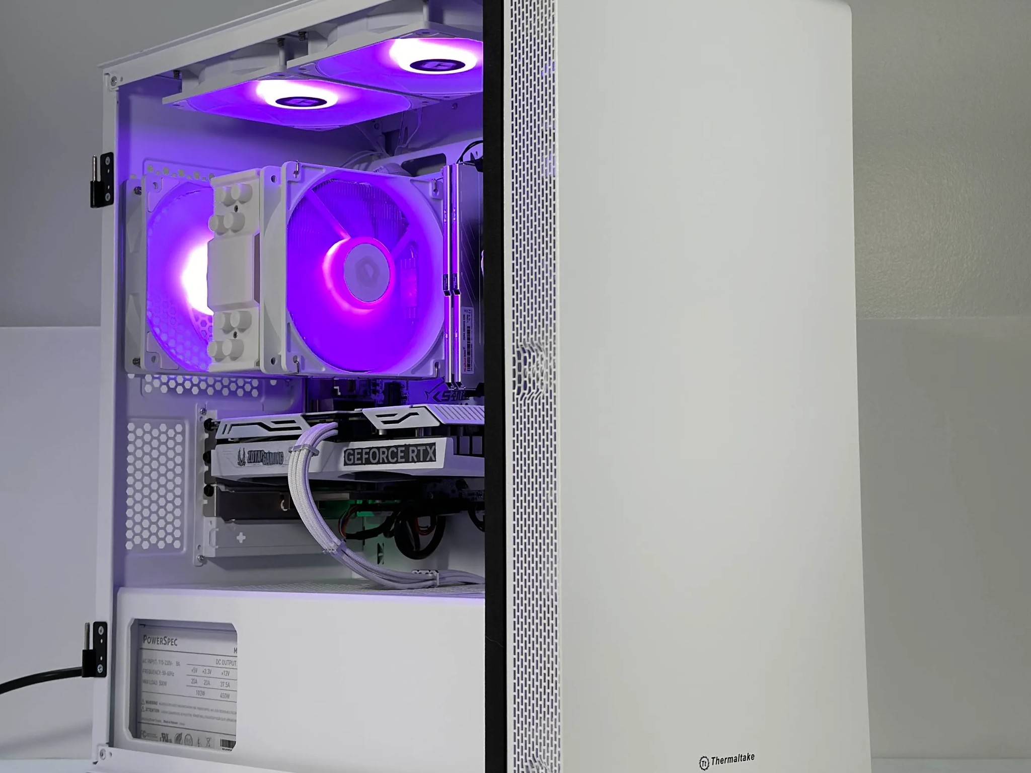 Intel i5-11500 | RTX 4060 | 16GB RAM | 1TB SSD | WIFI | Clean White Gaming PC