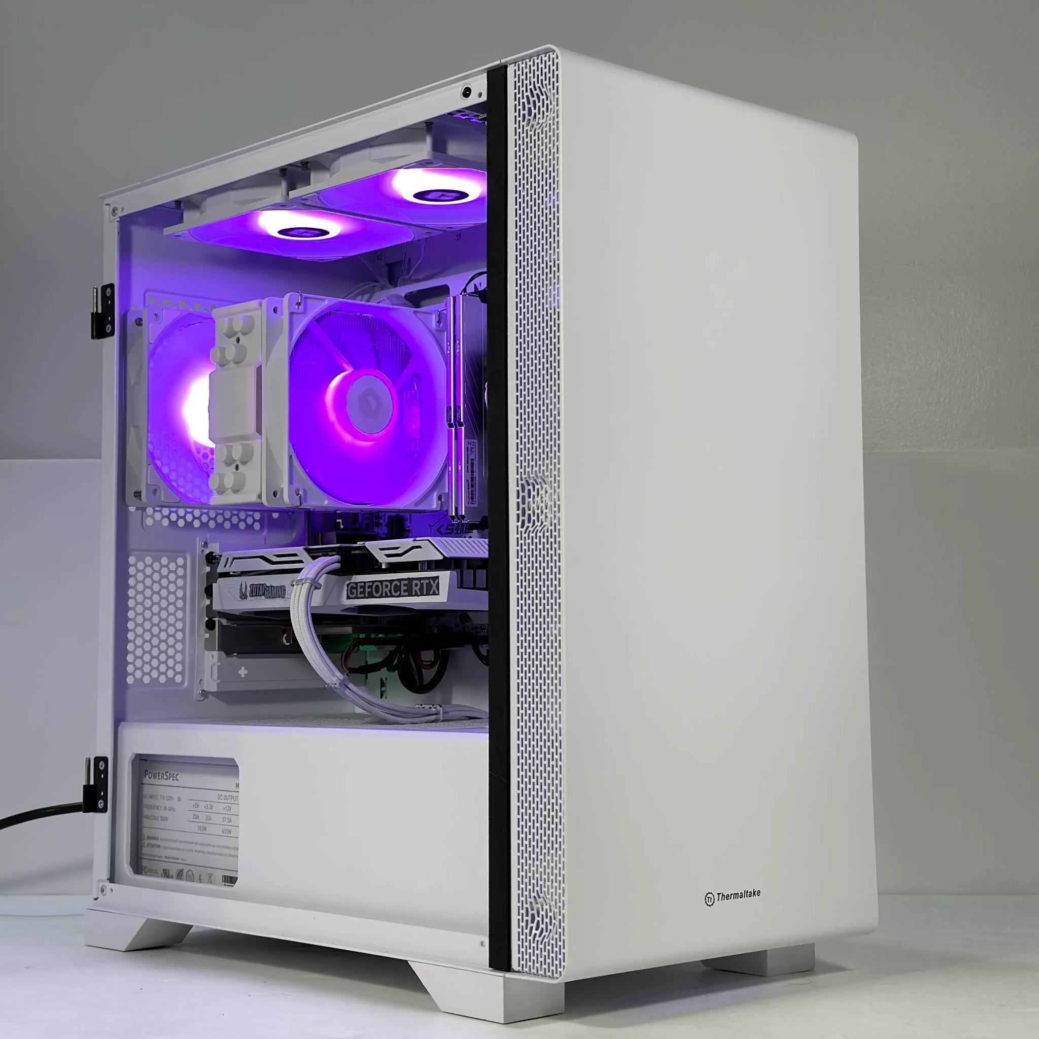 Intel i5-11500 | RTX 4060 | 16GB RAM | 1TB SSD | WIFI | Clean White Gaming PC