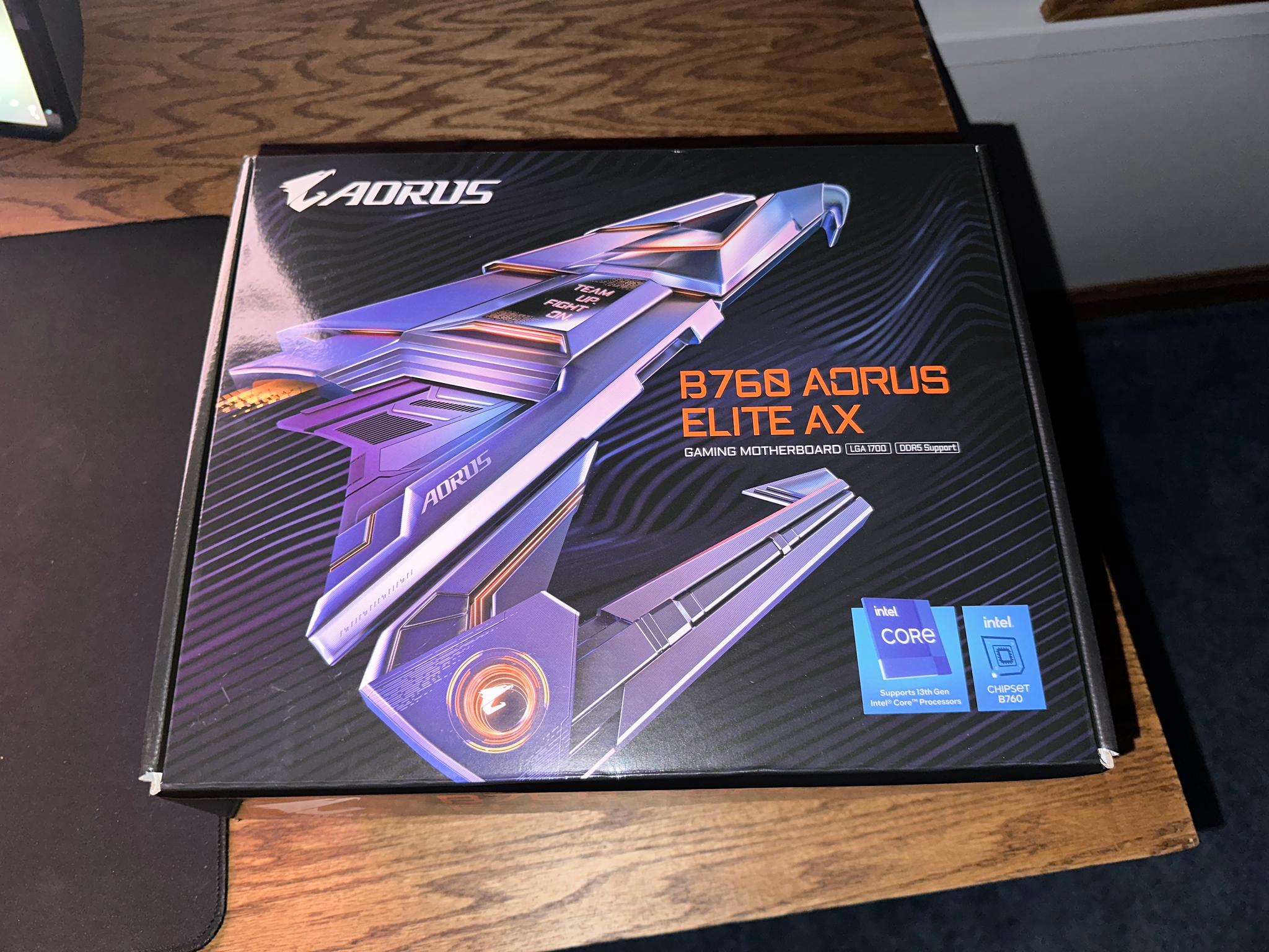 USED GIGABYTE B760 AORUS ELITE AX LGA 1700 ATX Intel Motherboard