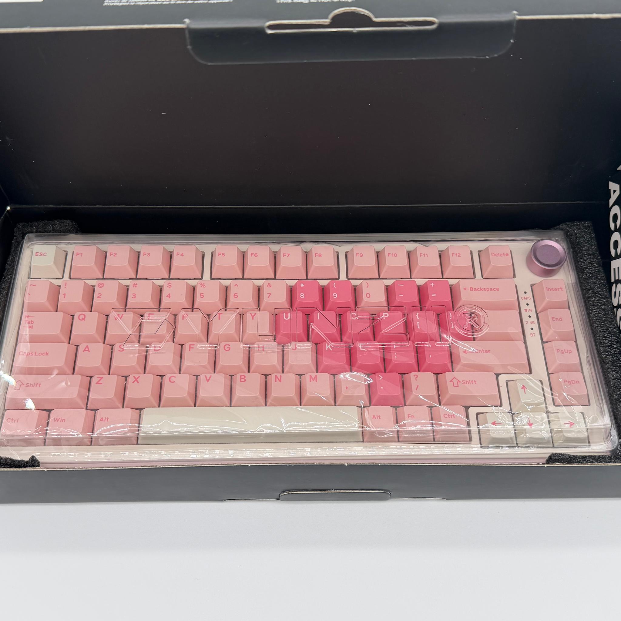 YUNZII B75 PRO Wireless Mechanical Keyboard,75% Layout with Knob,Hot Swap Gasket