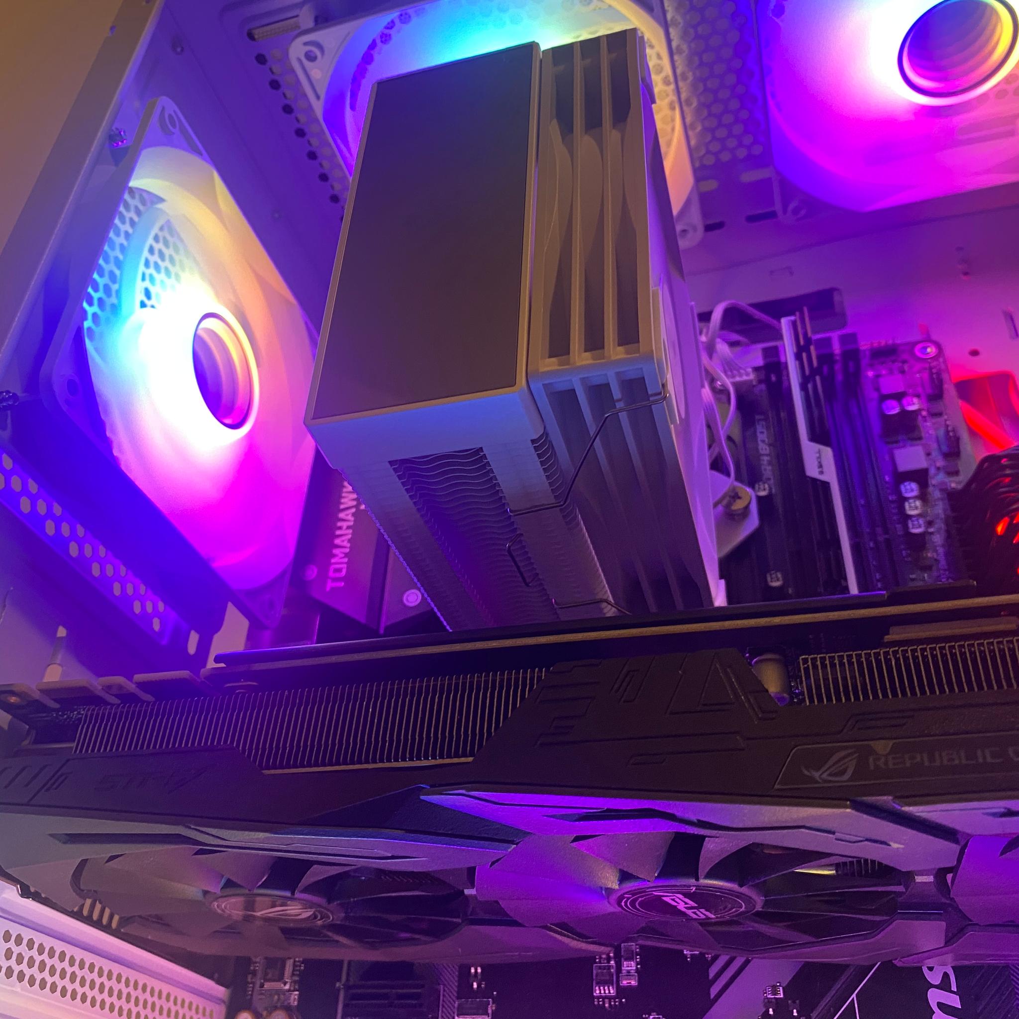 White RGB Gaming PC | Ryzen 5 3600 | GTX 1080 8GB | 16GB DDR4 | 500GB M.2 SSD