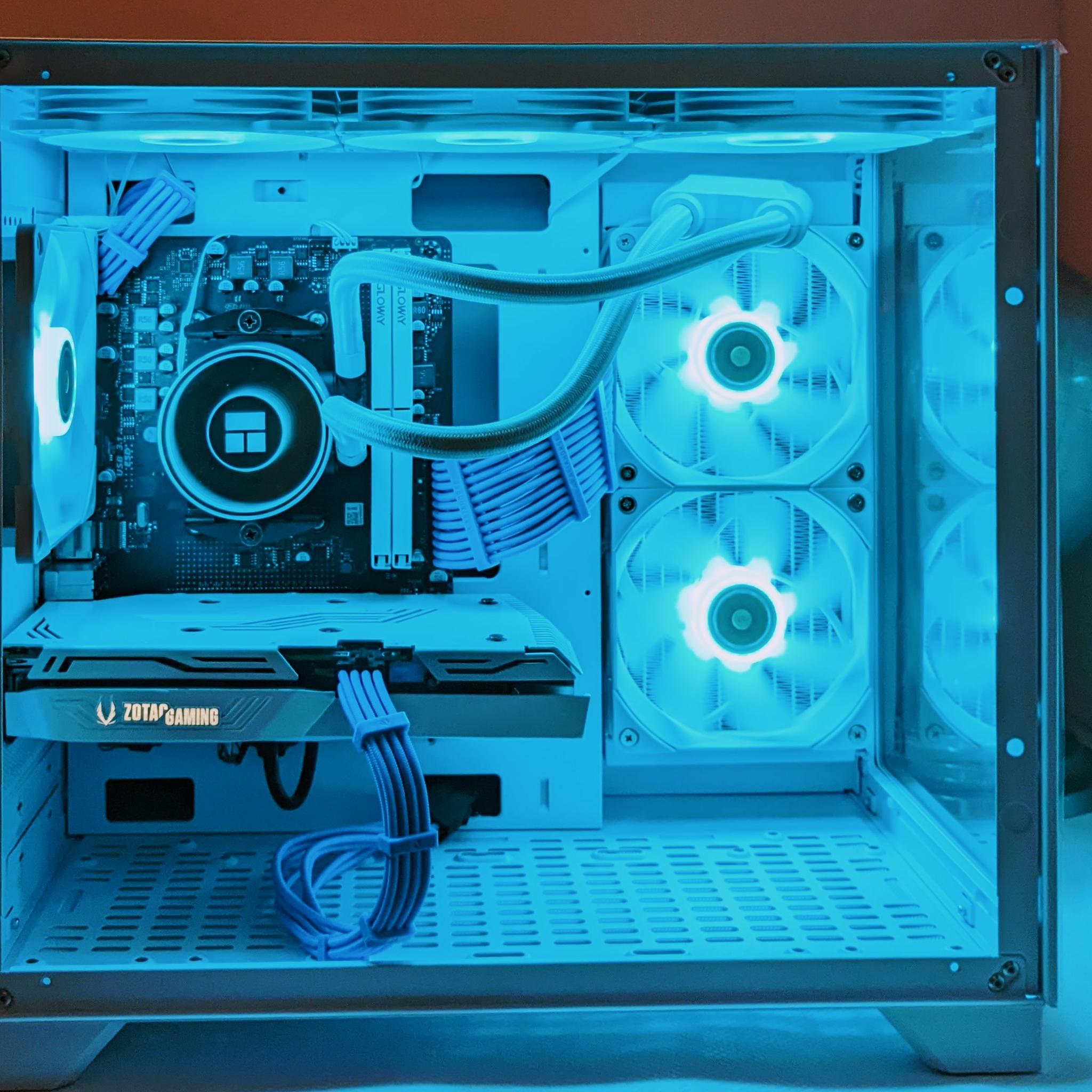 (Liquid🌊Cooled) ⚪️Gaming PC| RTX 3060TI | Ryzen 5@4GHz| 16GB Gloway DDR4 RAM| 800GB SSD| Windows 11