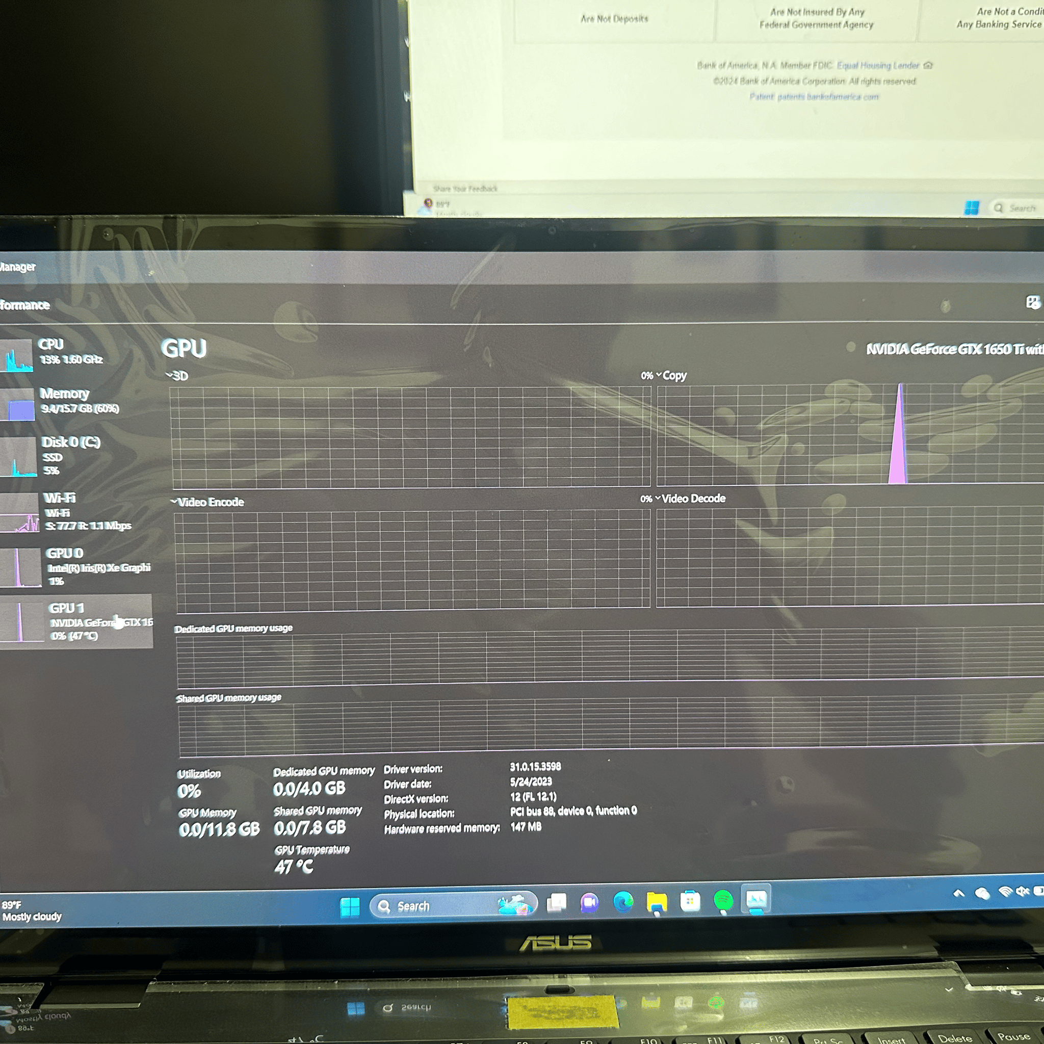 ASUS Zenbook 4K display laptop with Nvidia Graphics