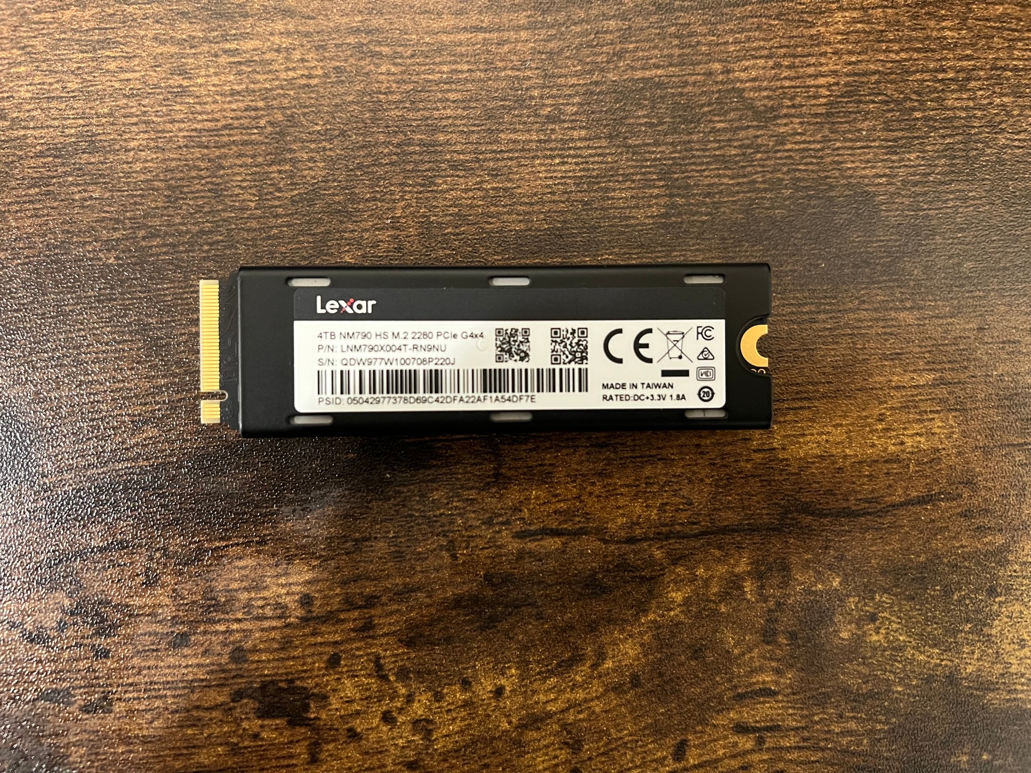 Lexar 4TB Gen 4.0 x 4 NM790 2280mm M.2 NVMe SSD Brand New in Box