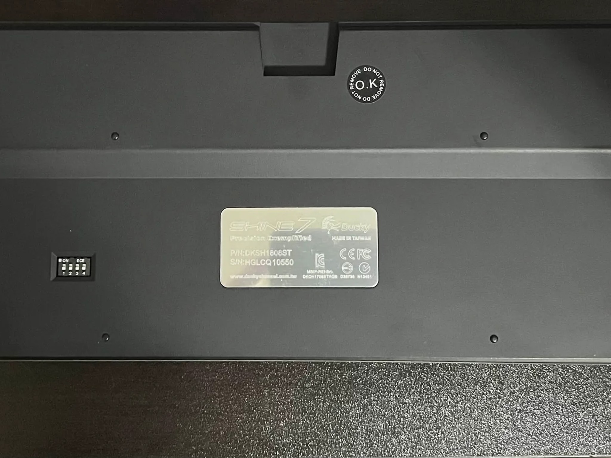 Ducky Shine 7 Gunmetal Keyboard