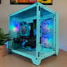 ❄️🩵MINT Themed Gaming PC❄️🩵| Windows 11, Intel i5, RX 580 | Fortnite, GTA V, Valorant, More!