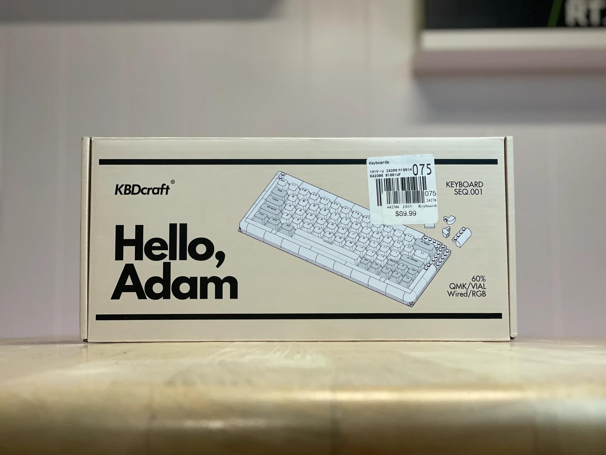 Brand New Sealed! KBD CRAFT Adam 60% Full Keyboard kit (White)
