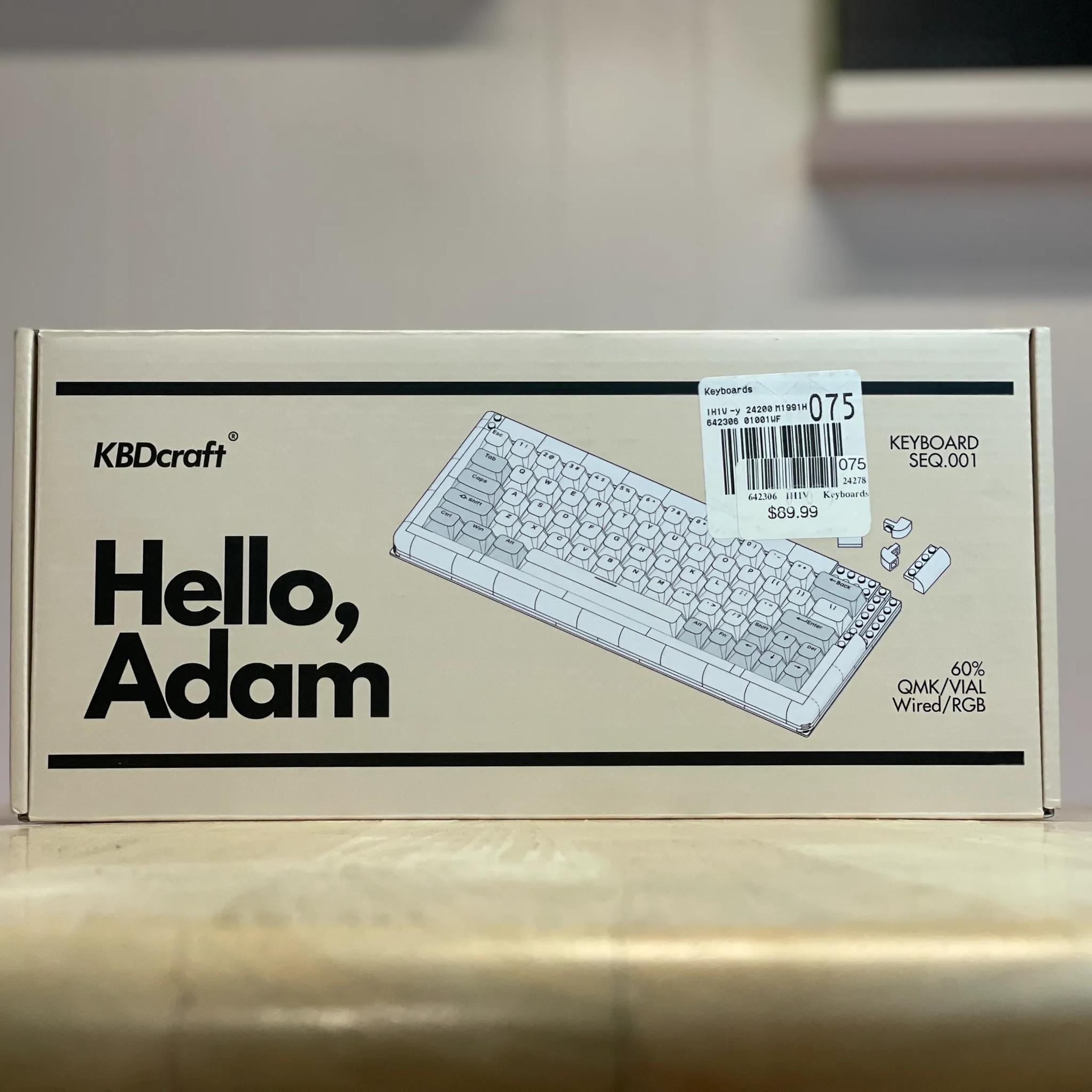 Brand New Sealed! KBD CRAFT Adam 60% Full Keyboard kit (White)
