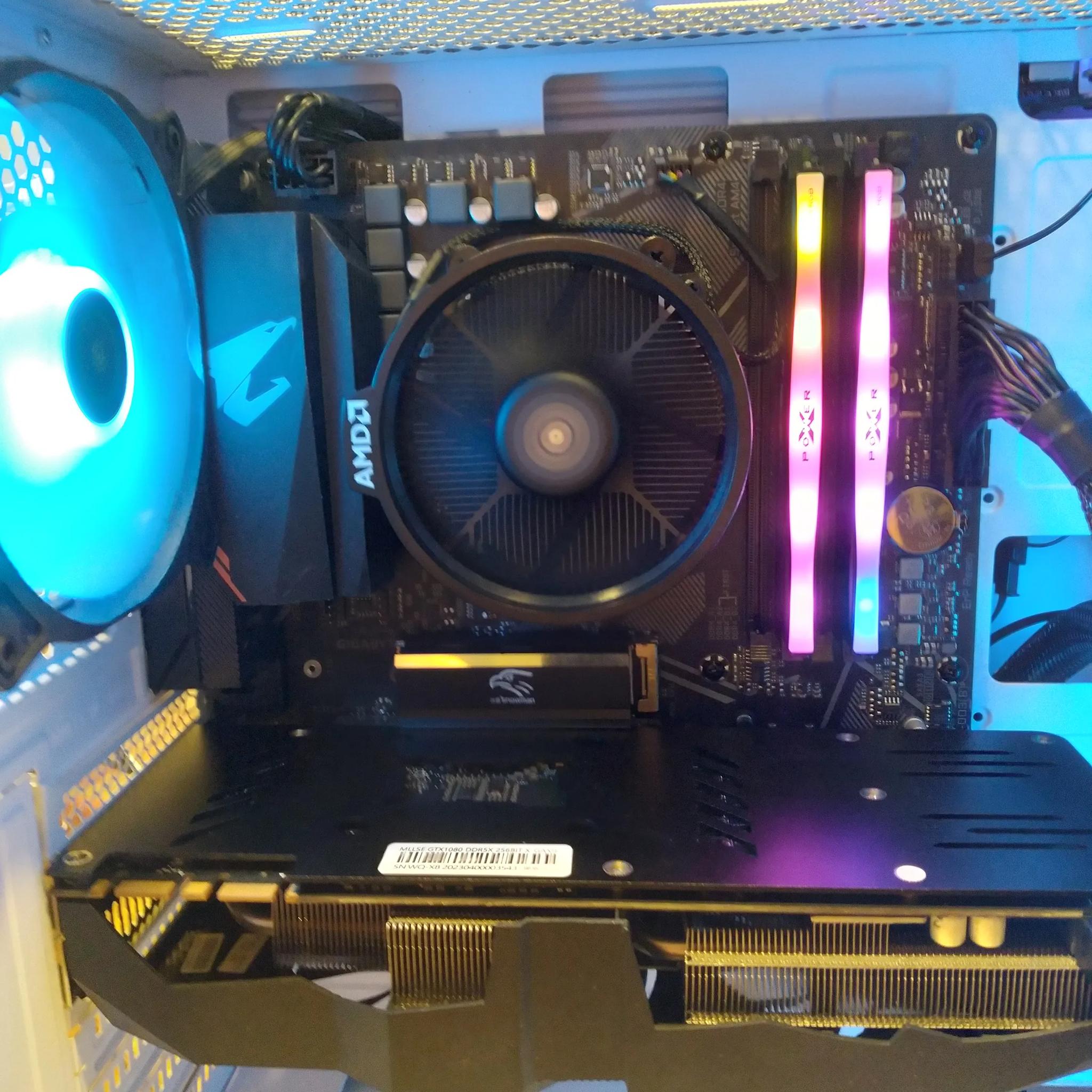 New custom built Ryzen 5 3600/ GTX 1080