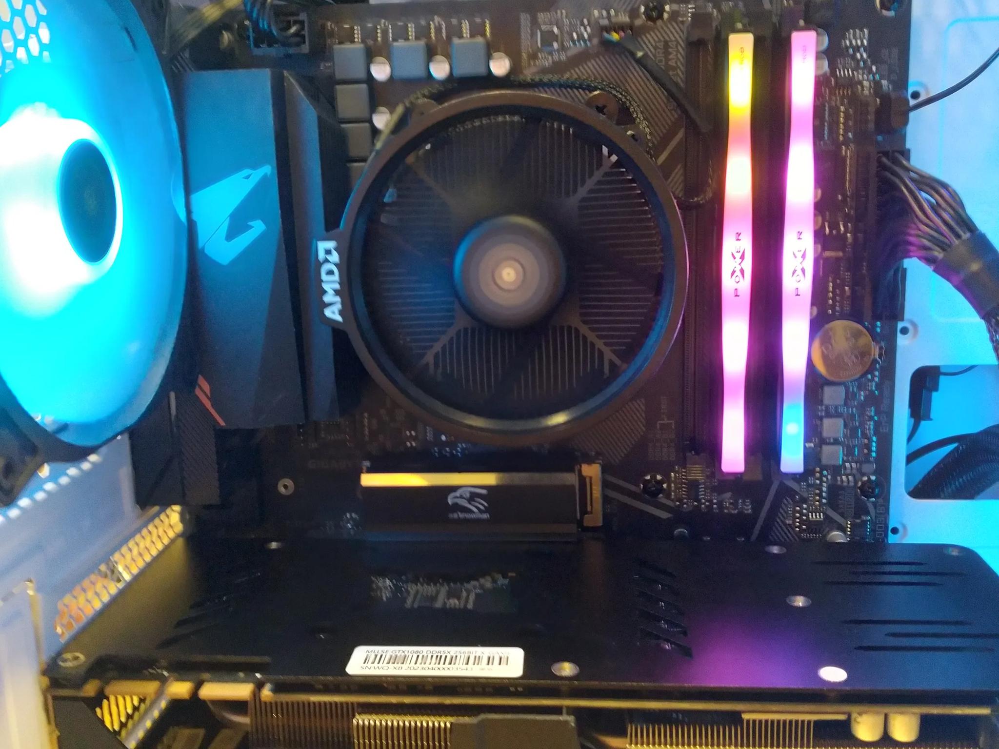 New custom built Ryzen 5 3600/ GTX 1080