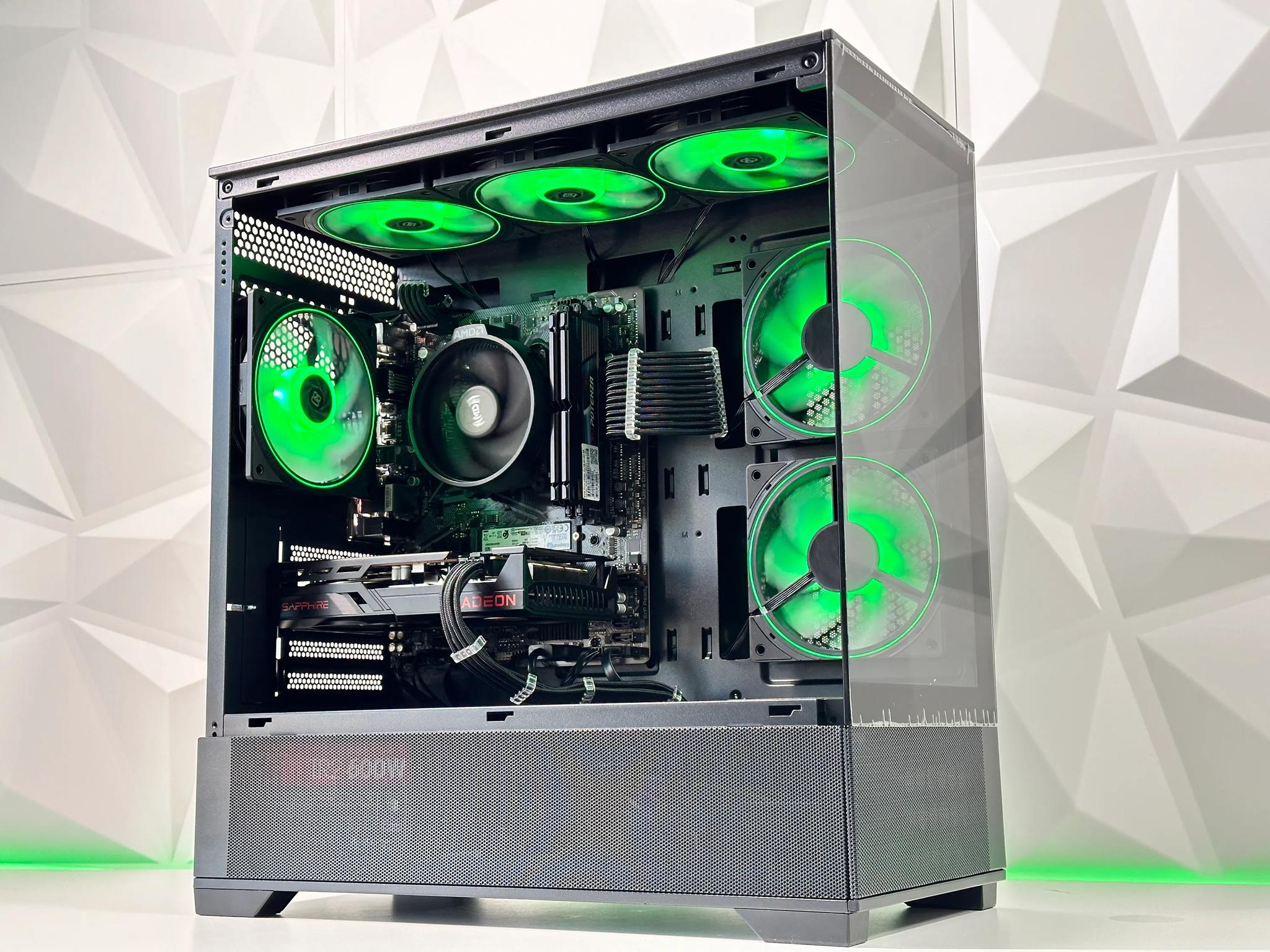 💥4️⃣➡💵1080P|| Gaming PC🚀AMD RX 6600 8GB🚀AMD Ryzen 5 3600🚀16GB DDR4🚀750GB  SSD
