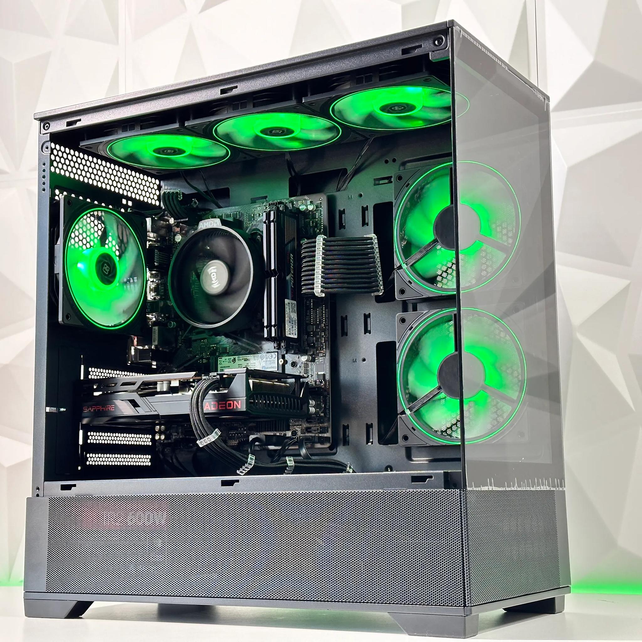 💥4️⃣➡💵1080P|| Gaming PC🚀AMD RX 6600 8GB🚀AMD Ryzen 5 3600🚀16GB DDR4🚀750GB  SSD