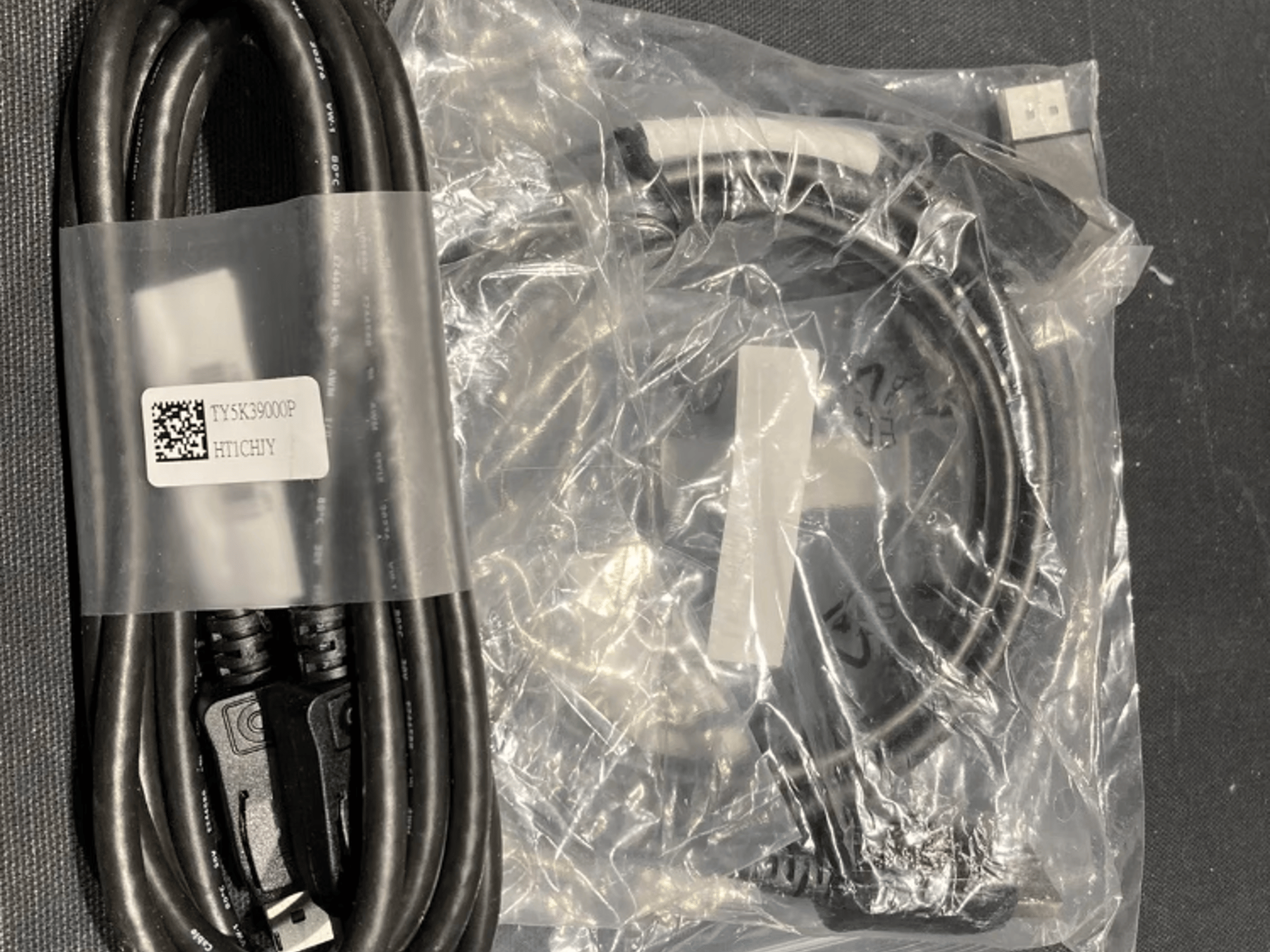 2X Display Port Cable 6ft