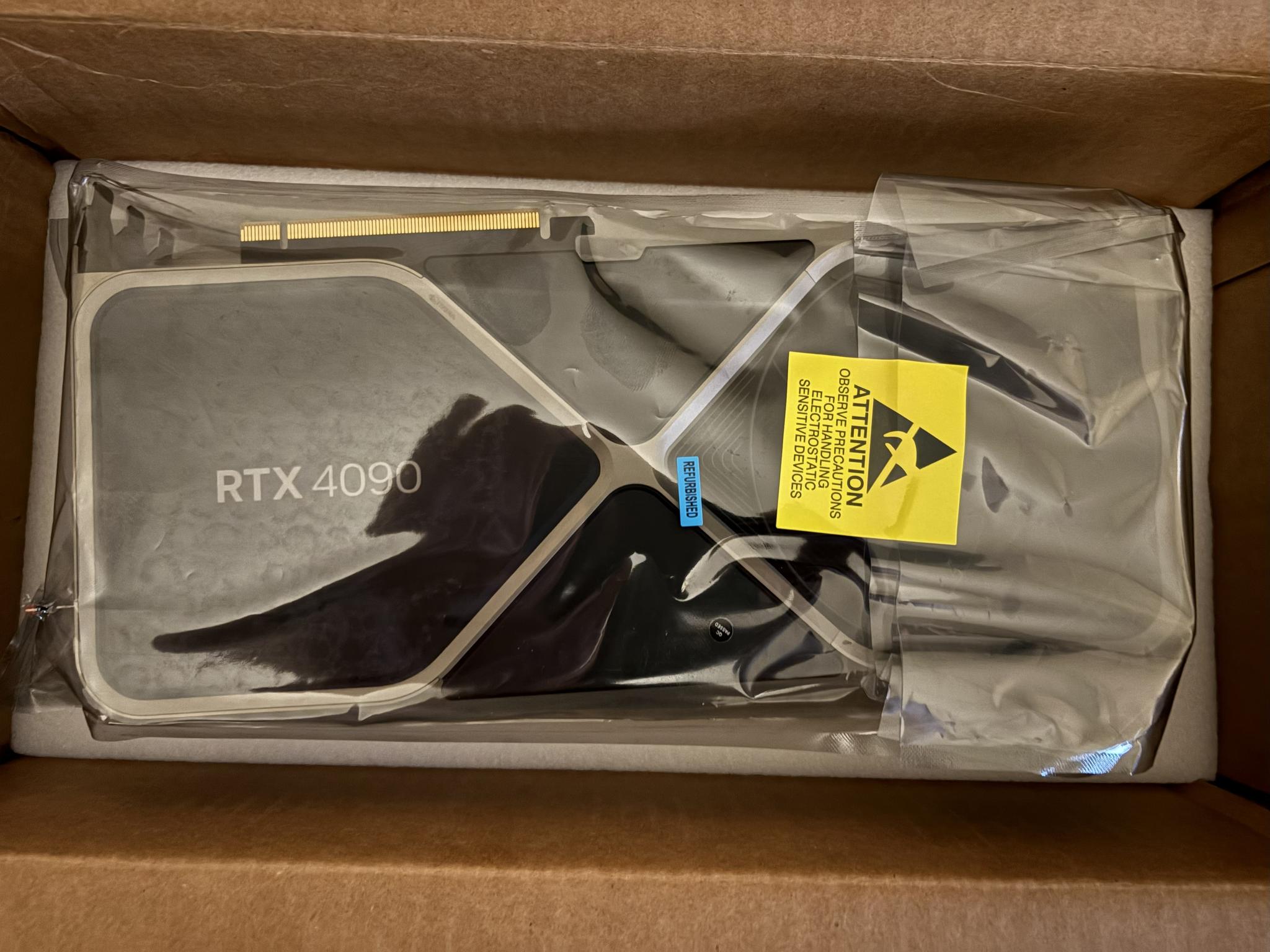 NVIDA RTX 4090 SEALED Refurbished