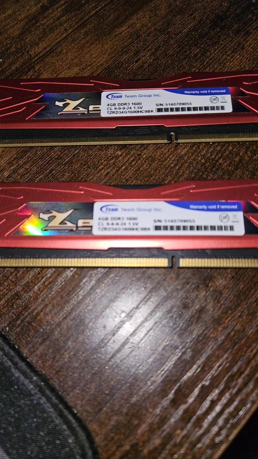 Team Group Zeus DDR3 1600 CL9 Memory 8GB (2x4GB)
