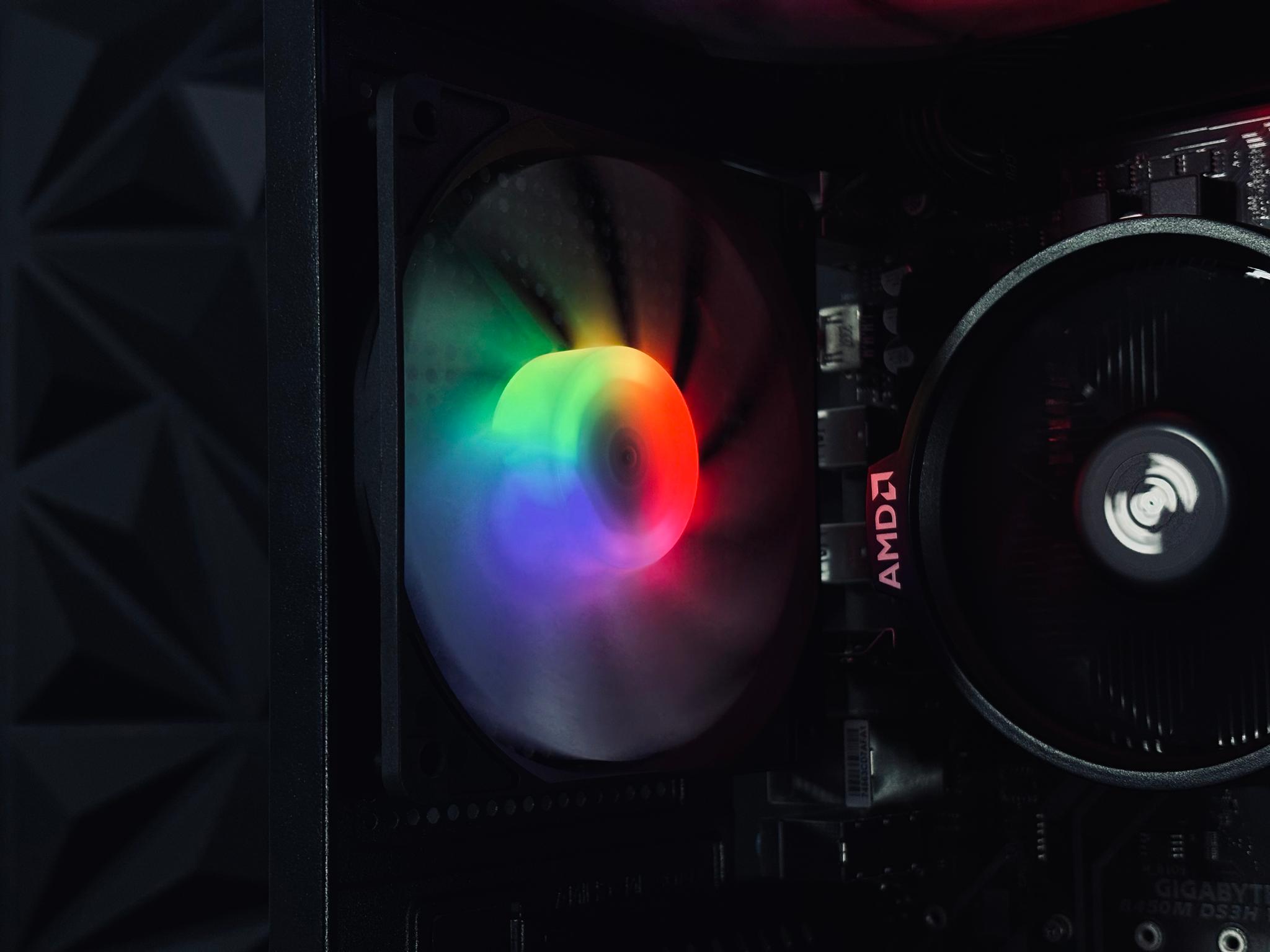 💜☂️🖤 Black Gaming PC - GTX 1070 / Ryzen 7 2700 / 16GB Ram / 1TB HDD / WIFI + BT 💜☂️🖤
