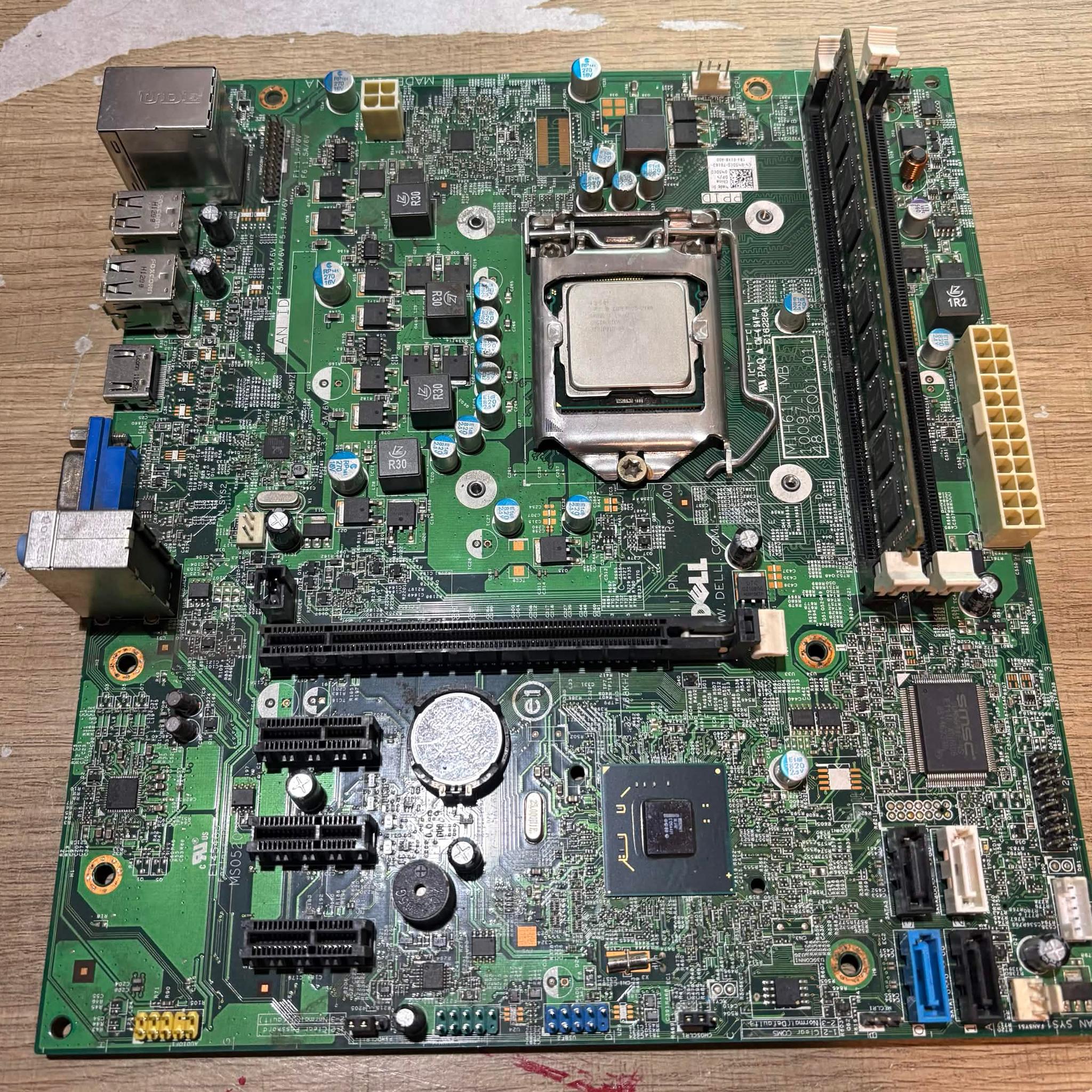 Dell Inspiron LGA1155 Motherboard + Intel Core i5-2400 CPU Combo | I/O Shield Included