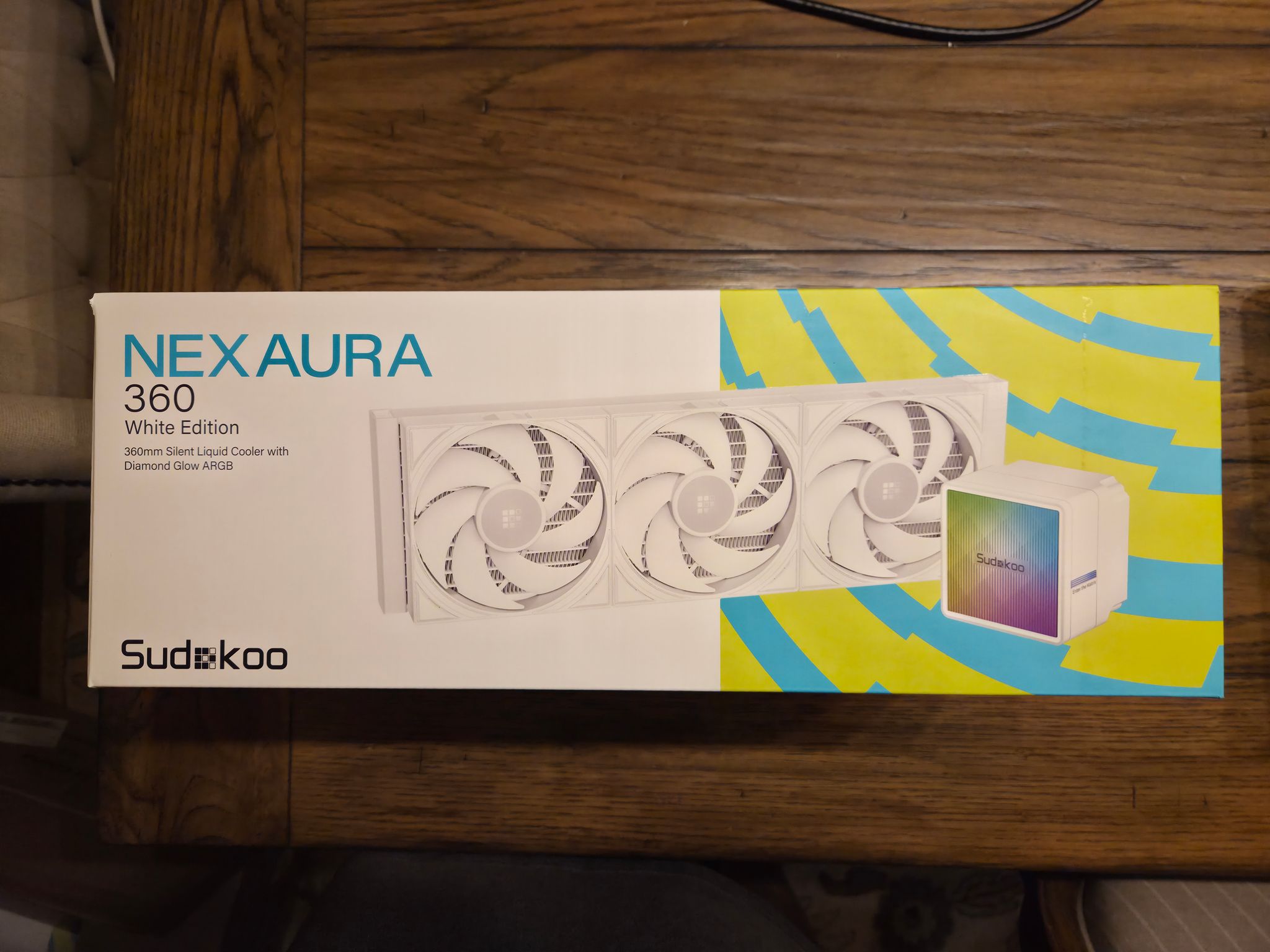 SUDOKOO NEXAURA 360 White Liquid CPU Cooler: 360mm AIO CPU Cooler *$60+ less than Amazon!*