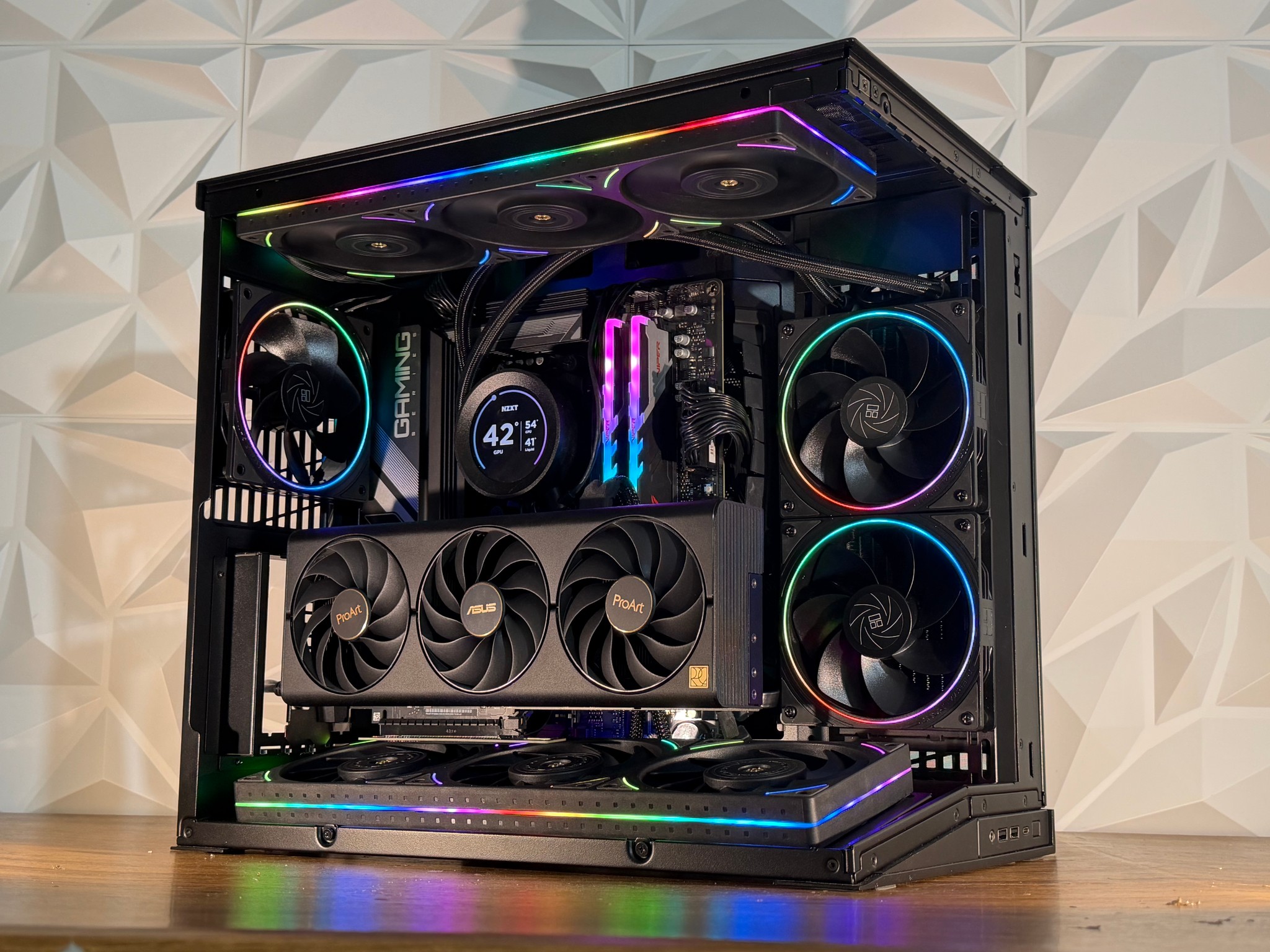 ⚡🌑Ryzen 7 9800X3D + RTX 4080 SUPER | 32GB DDR5 | 1TB Gen4 NVMe | Windows 11 Pro ⚡🌑"OBSIDIAN NOVA"