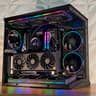⚡🌑Ryzen 7 9800X3D + RTX 4080 SUPER | 32GB DDR5 | 1TB Gen4 NVMe | Windows 11 Pro ⚡🌑"OBSIDIAN NOVA"