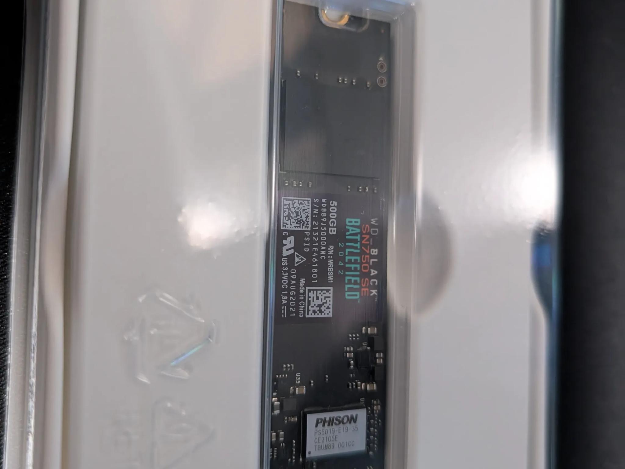 WD_BLACK 500GB SN750 NVMe Internal Gaming SSD