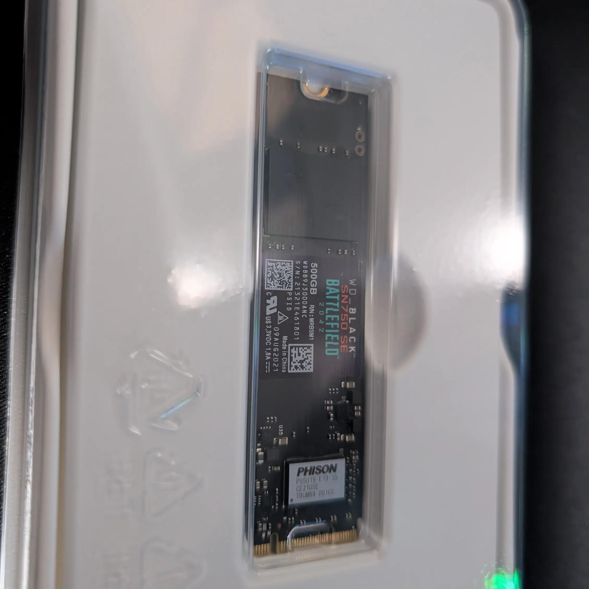 WD_BLACK 500GB SN750 NVMe Internal Gaming SSD