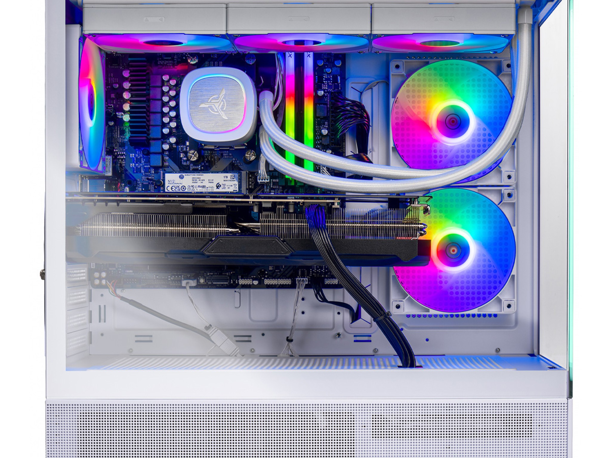 NEW & MUST GO SKYTECH AZURE 3 Gaming PC | RTX 5070 | 32GB RGB RAM | 1TB SSD | AMD 7700 | Win 11 HOME