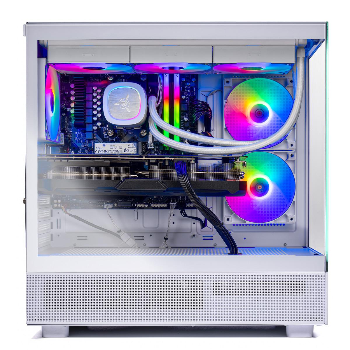 NEW & MUST GO SKYTECH AZURE 3 Gaming PC | RTX 5070 | 32GB RGB RAM | 1TB SSD | AMD 7700 | Win 11 HOME