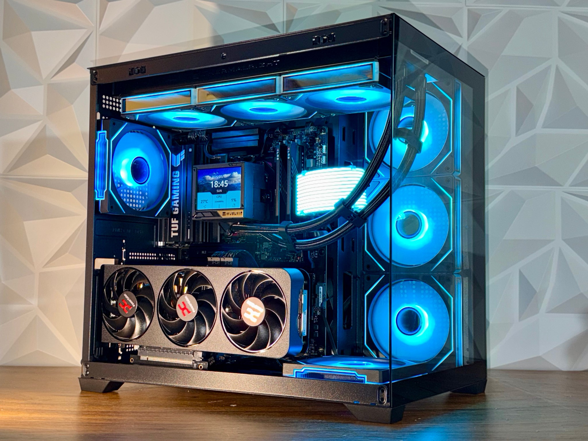 🔥RX 9070 XT | Ryzen  7900X/9800x3d | 32GB DDR5 | 1TB NVMe | LCD AIO | W11 Pro "Fireflare Phantom"🔥