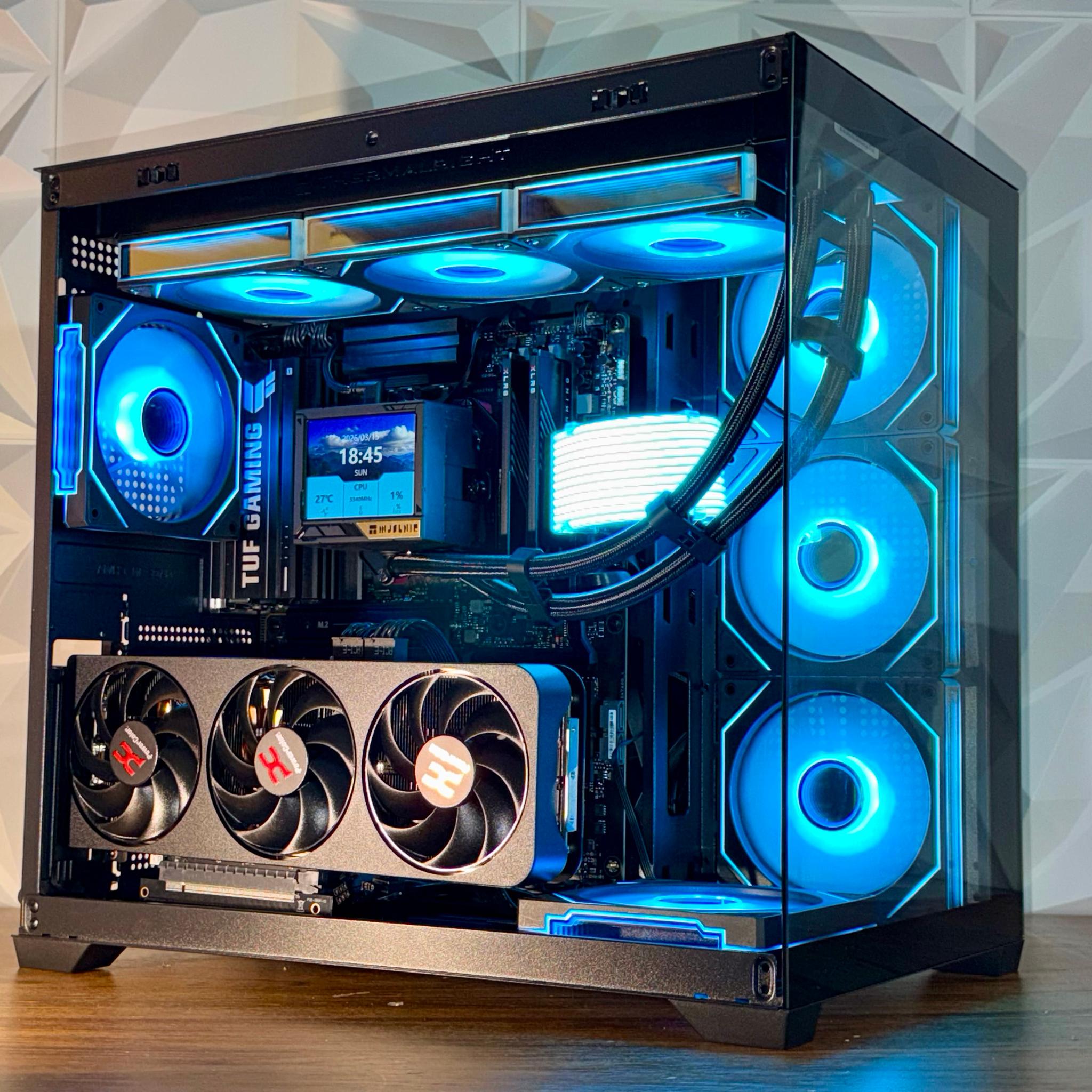 🔥RX 9070 XT | Ryzen  7900X/9800x3d | 32GB DDR5 | 1TB NVMe | LCD AIO | W11 Pro "Fireflare Phantom"🔥