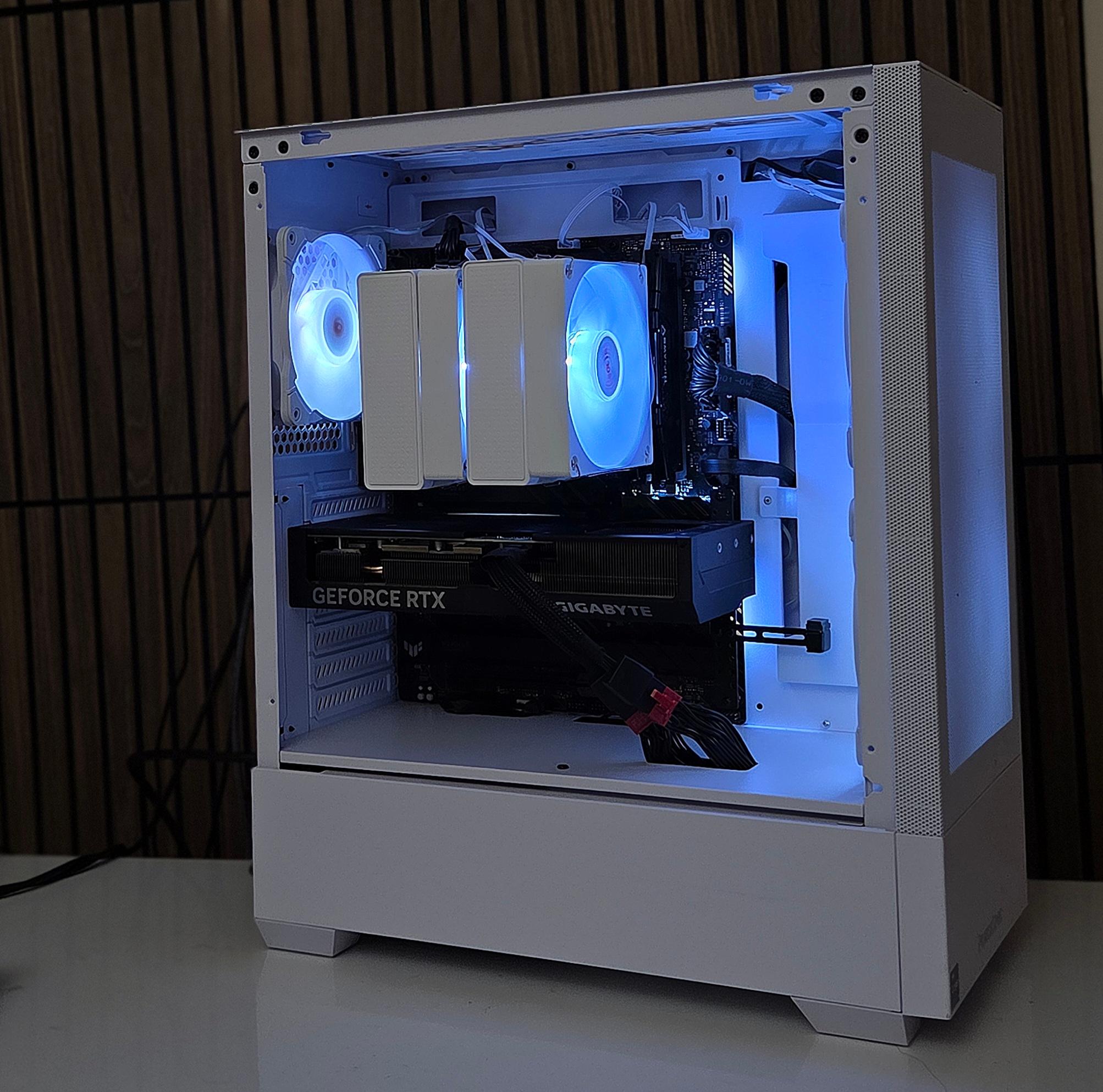 1440P White Gaming v2  PC | 12700K | RTX 4070 super 12GB | DDR4/5 | Z690 | 32GB RAM | 1TB | Win11