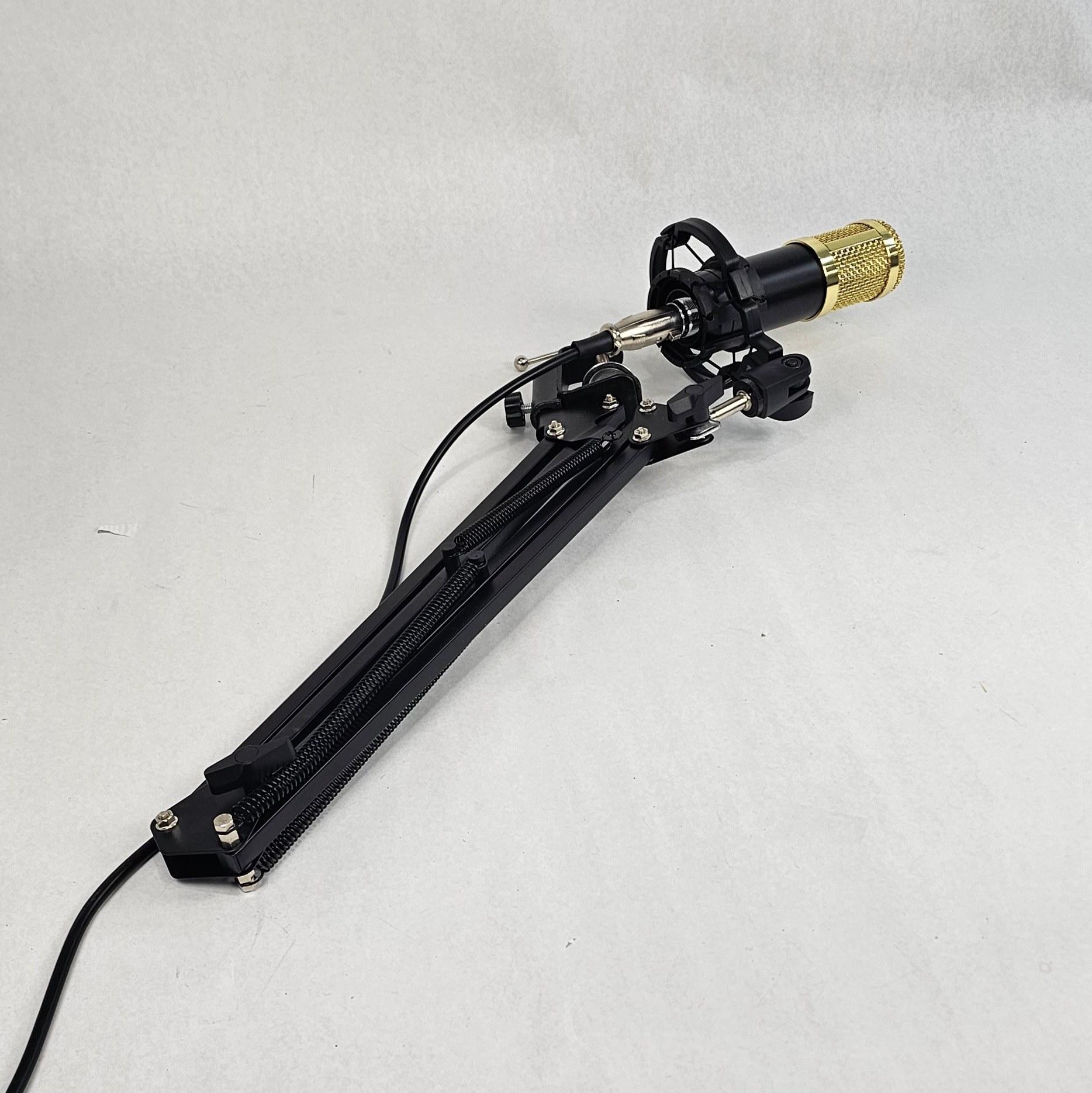 Microphone with Arm Stand, Shock Mount and Pop Filter - 3.5mm