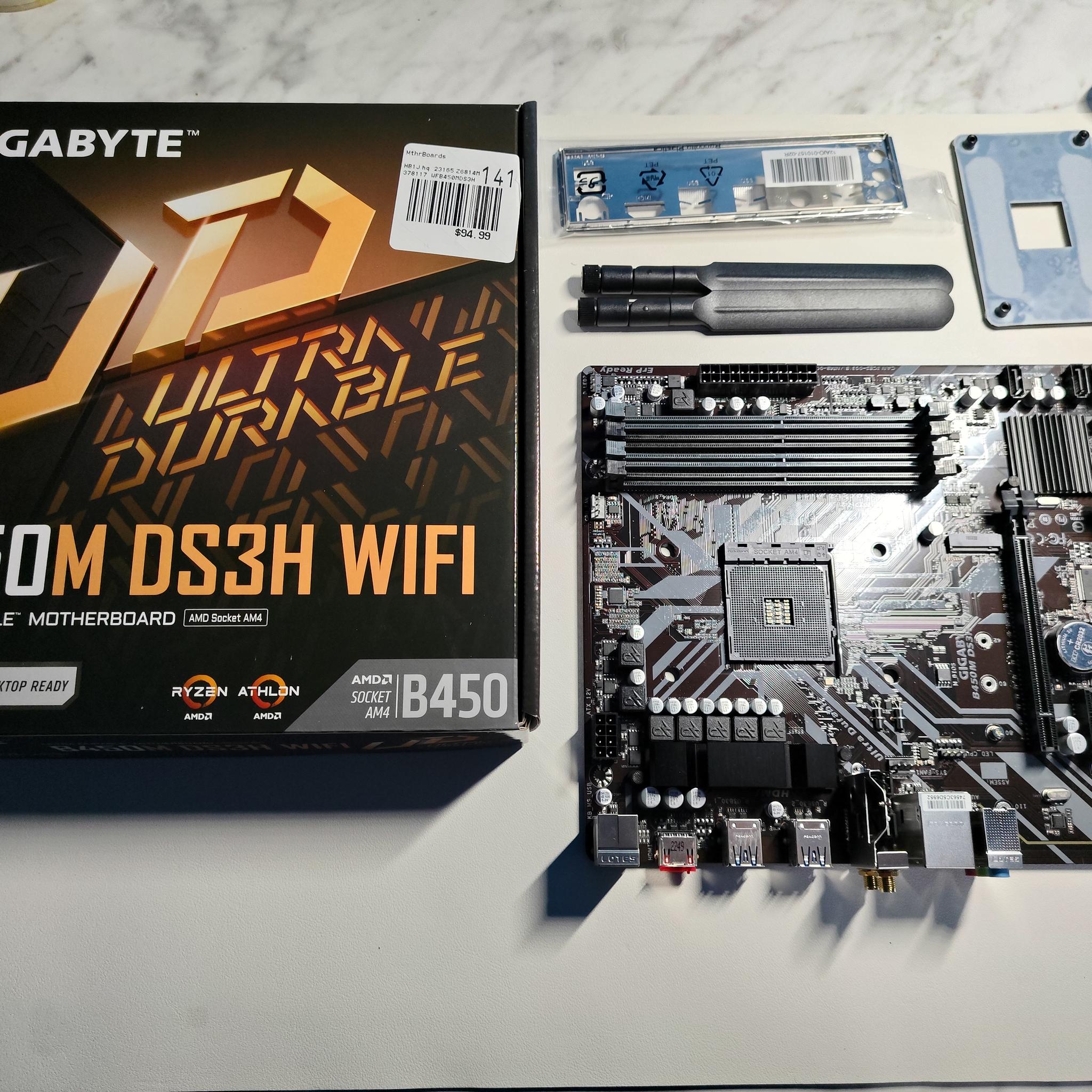 GIGABYTE B450M DS3H WIFI MATX