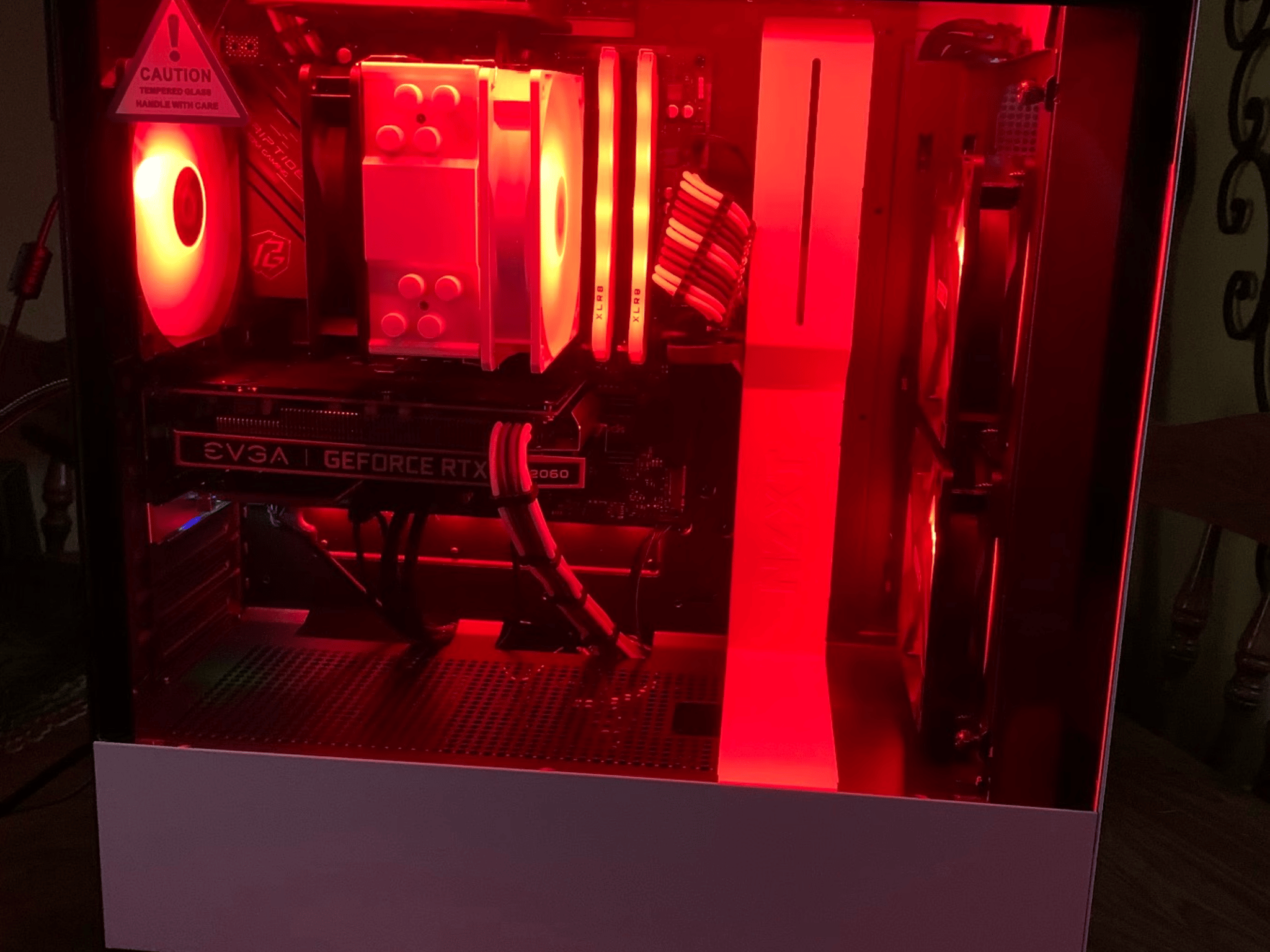 🔥 clean capable gaming/streaming/editing pc (clean argb white aesthetics built w/new parts) 🔥