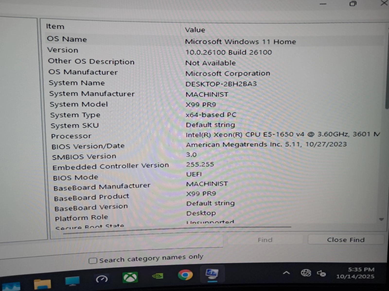 Motherboard CPU RAM SSD combo w/ Windows 11 | 6-core/12-thread Xeon | X99 | 32GB DDR4 | 1TB SSD