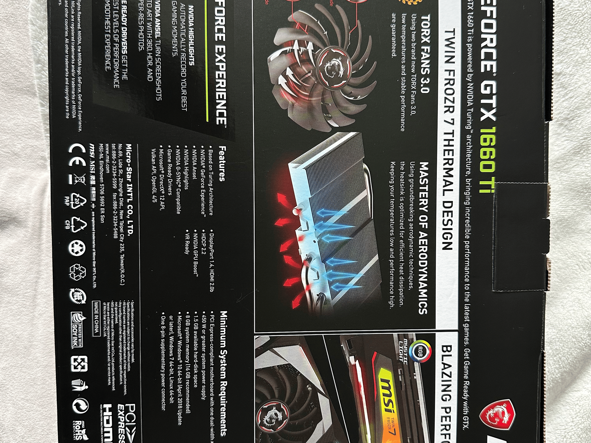 FLASH SALE | MSI GEFORCE GTX 1660TI