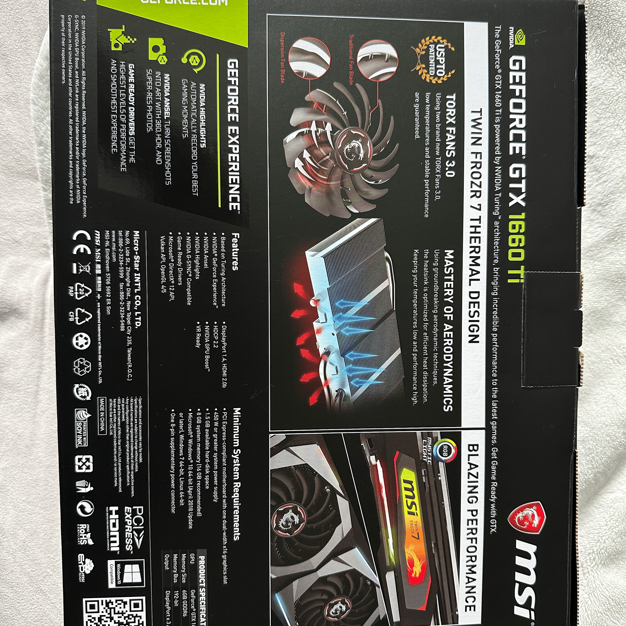 FLASH SALE | MSI GEFORCE GTX 1660TI