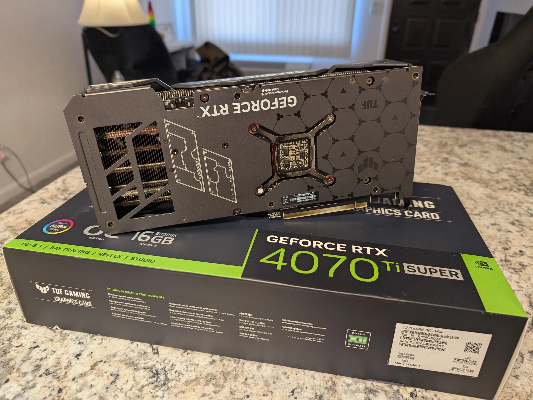RTX 4070 Ti Super Asus TUF Gaming