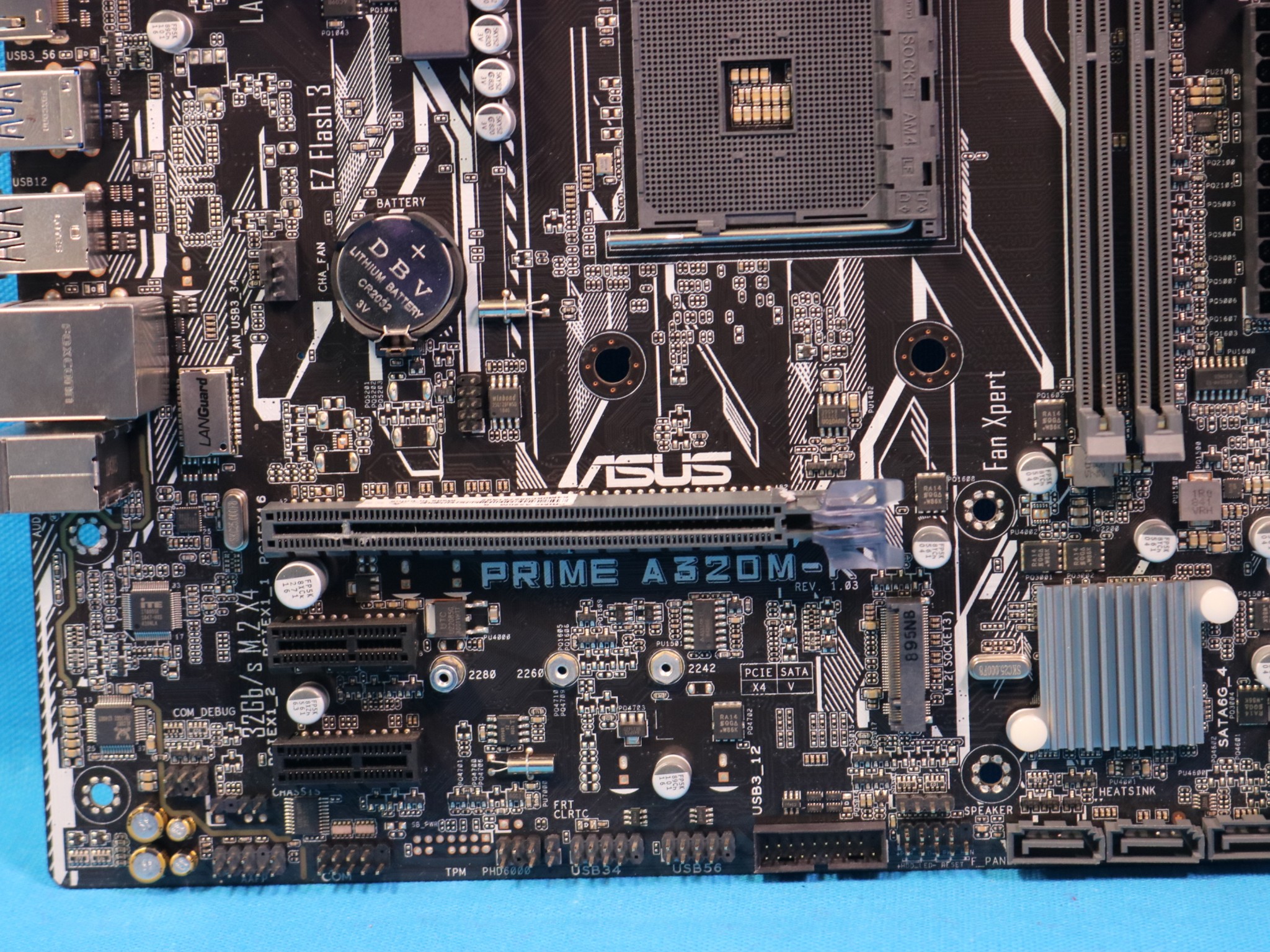 ASUS PRIME A320M-K AMD Socket AM4 DDR4 MicroATX Motherboard No I/O Shield - 4201332169