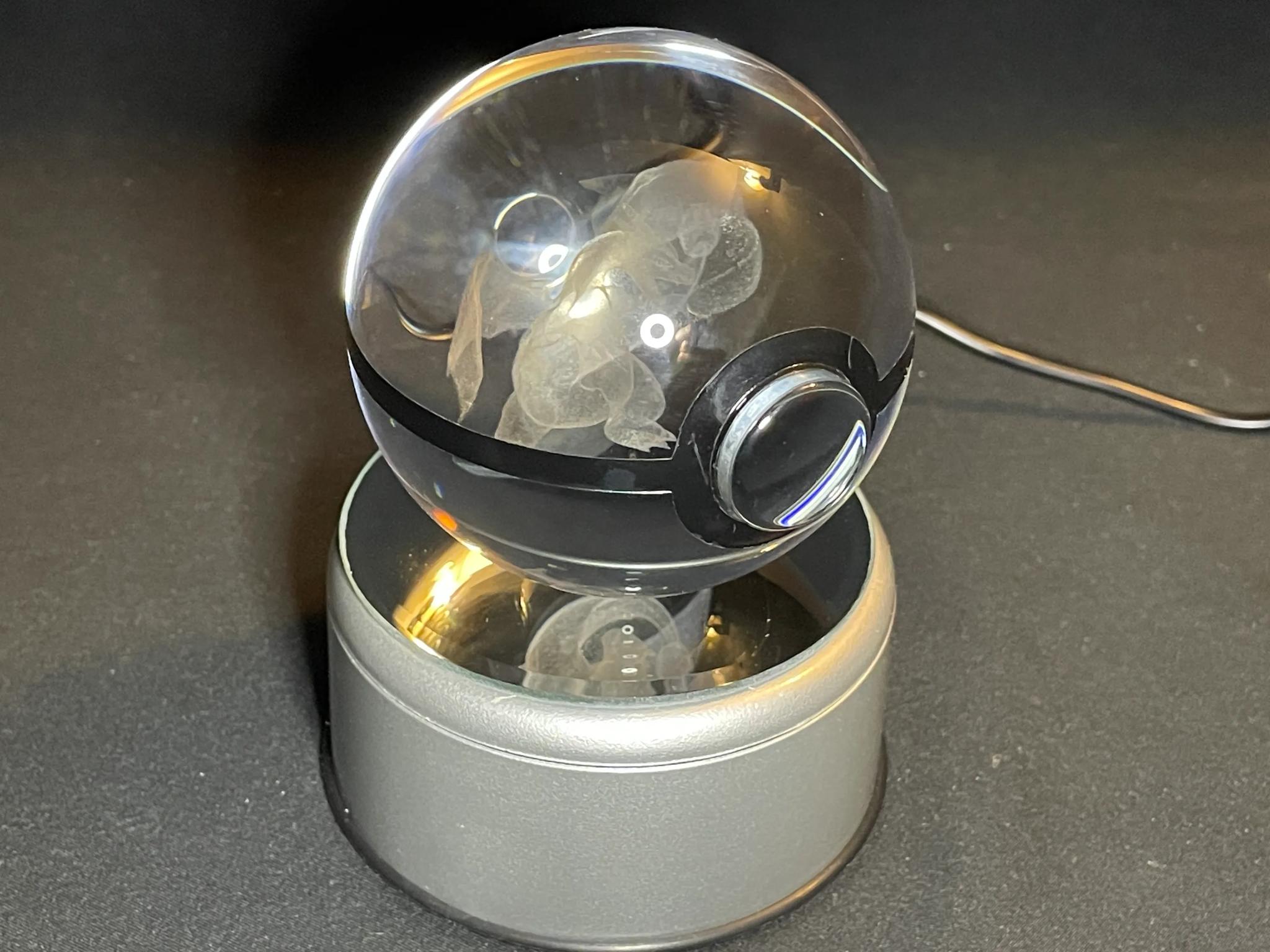 Charizard Crystal Ball With RGB Stand