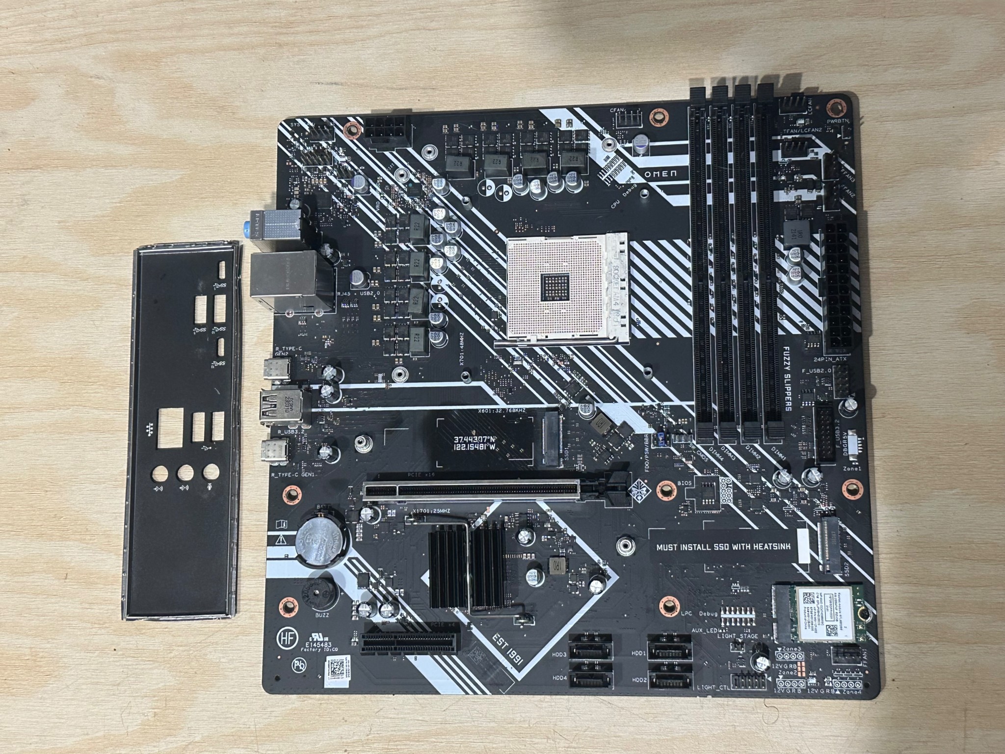 HP OMEN 40L GT21-0126M AMD CHIPSET B550 SOCKET AM4 MOTHERBOARD M93857-001