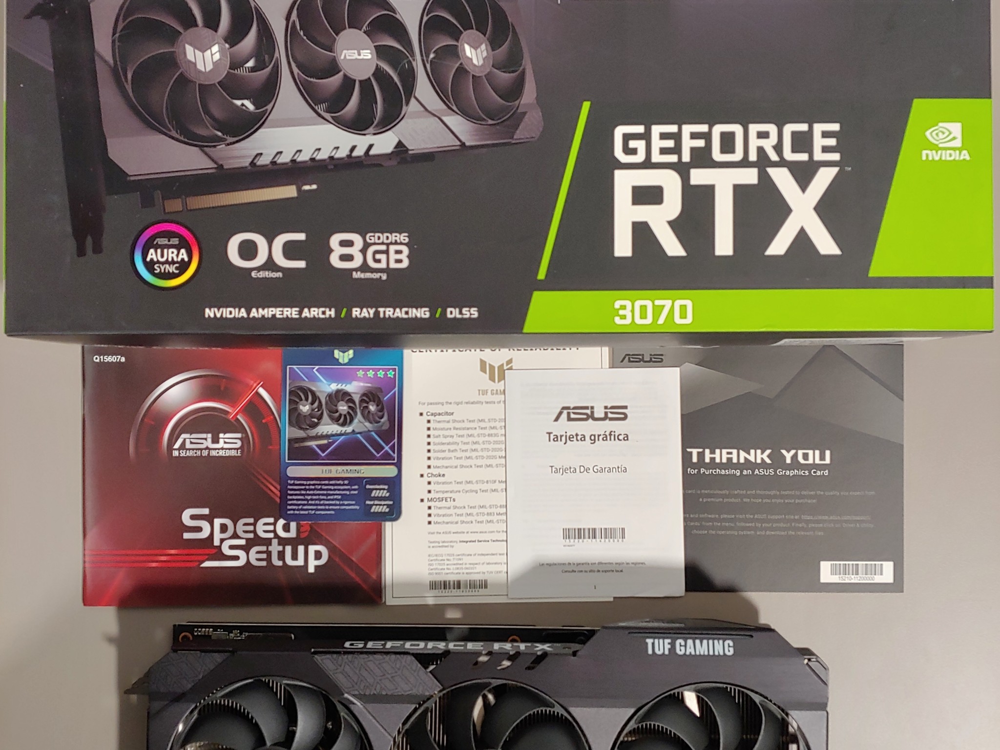 ASUS TUF GAMING OC GeForce RTX 3070