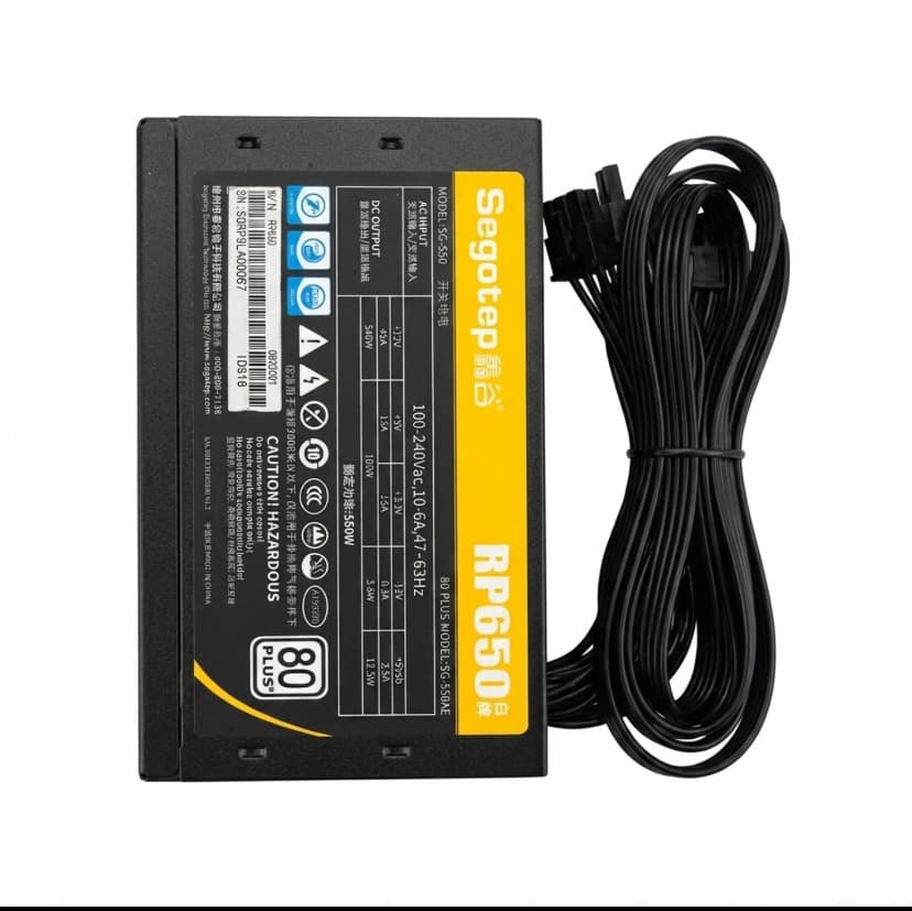 SEGOTEP Gaming PSU Power Supply 650W ATX Computer Power Supply