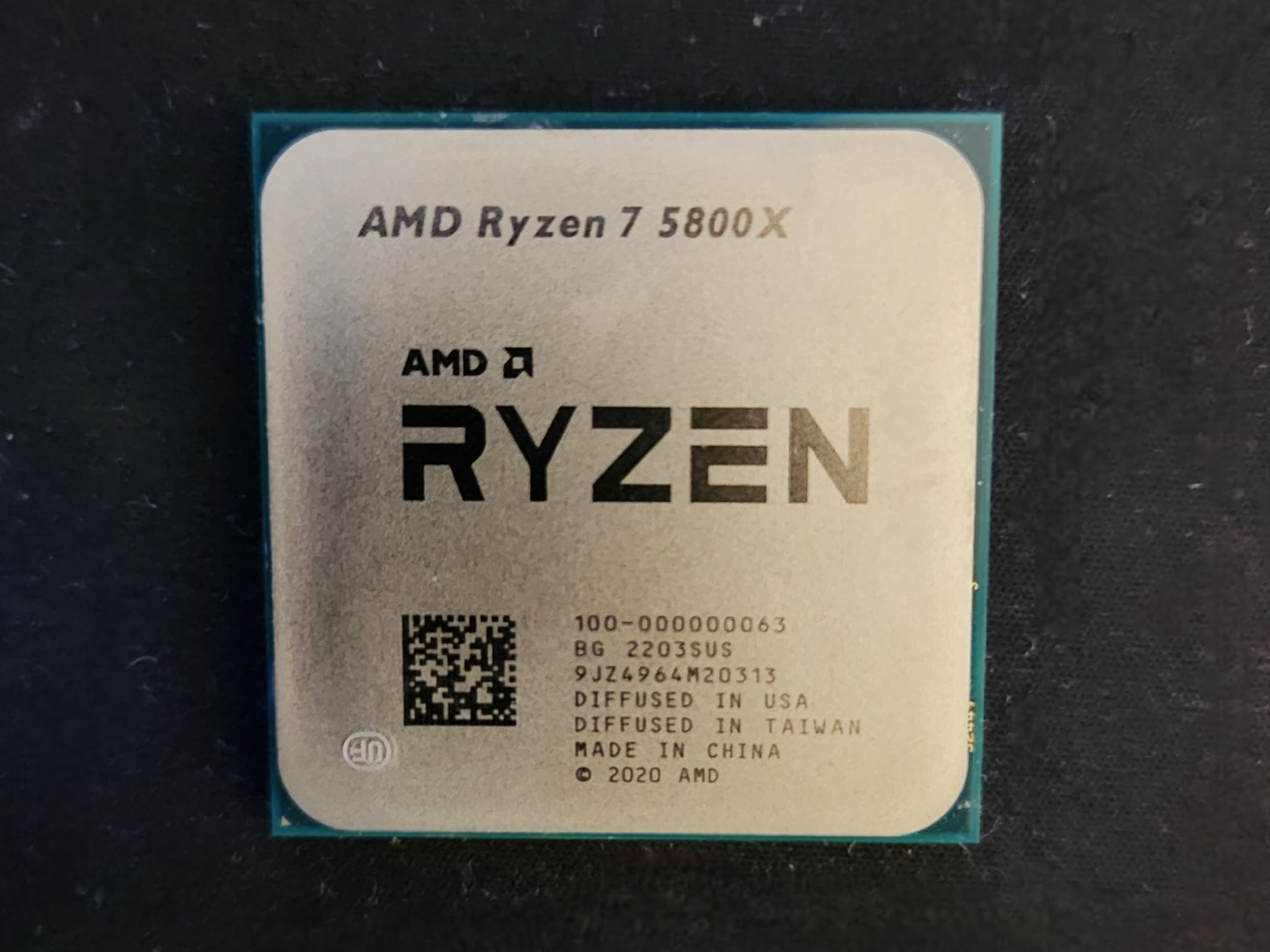 Ryzen 7 5800X | 8 Core | 16 Thread | AM4