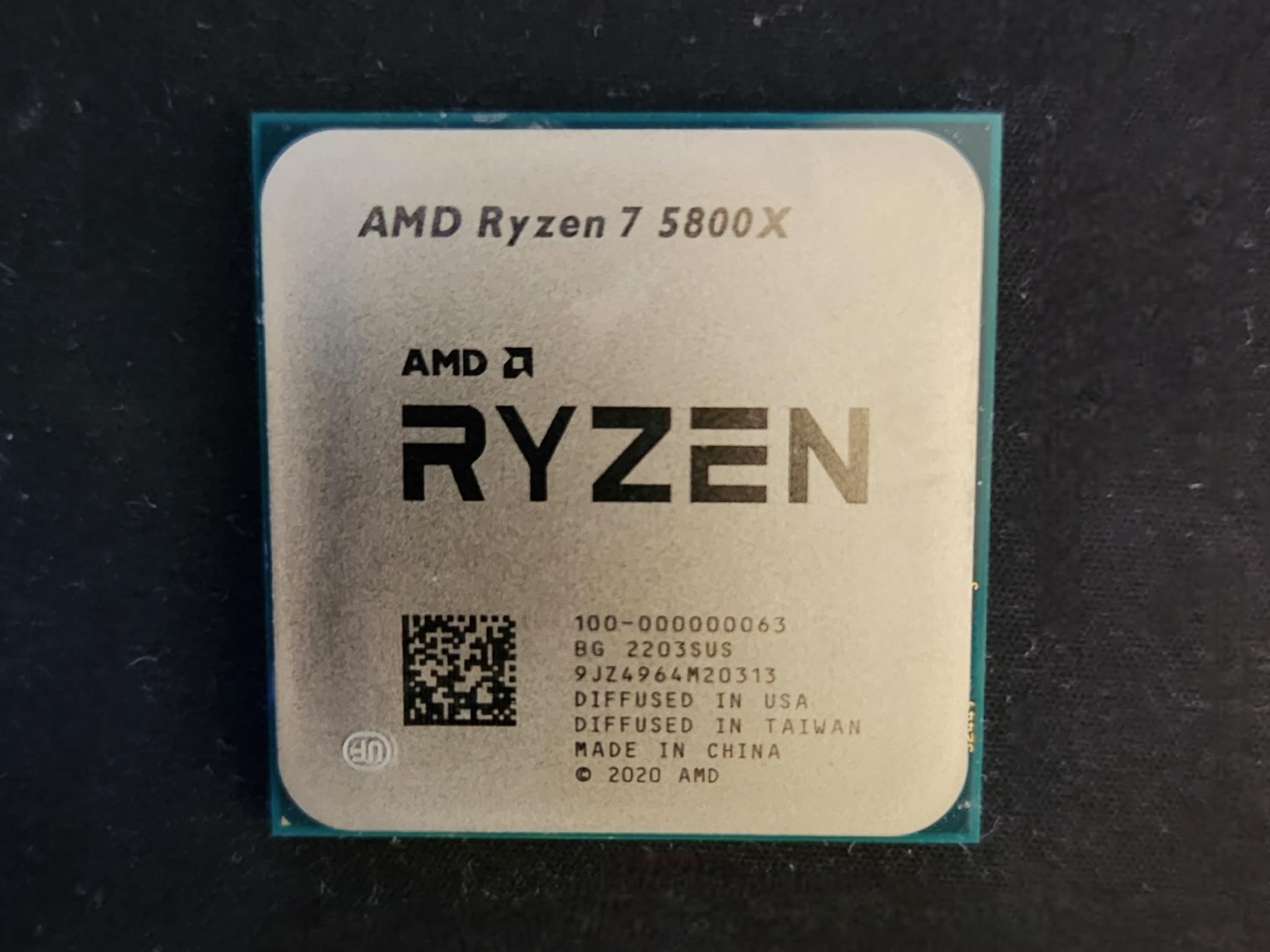 Ryzen 7 5800X | 8 Core | 16 Thread | AM4