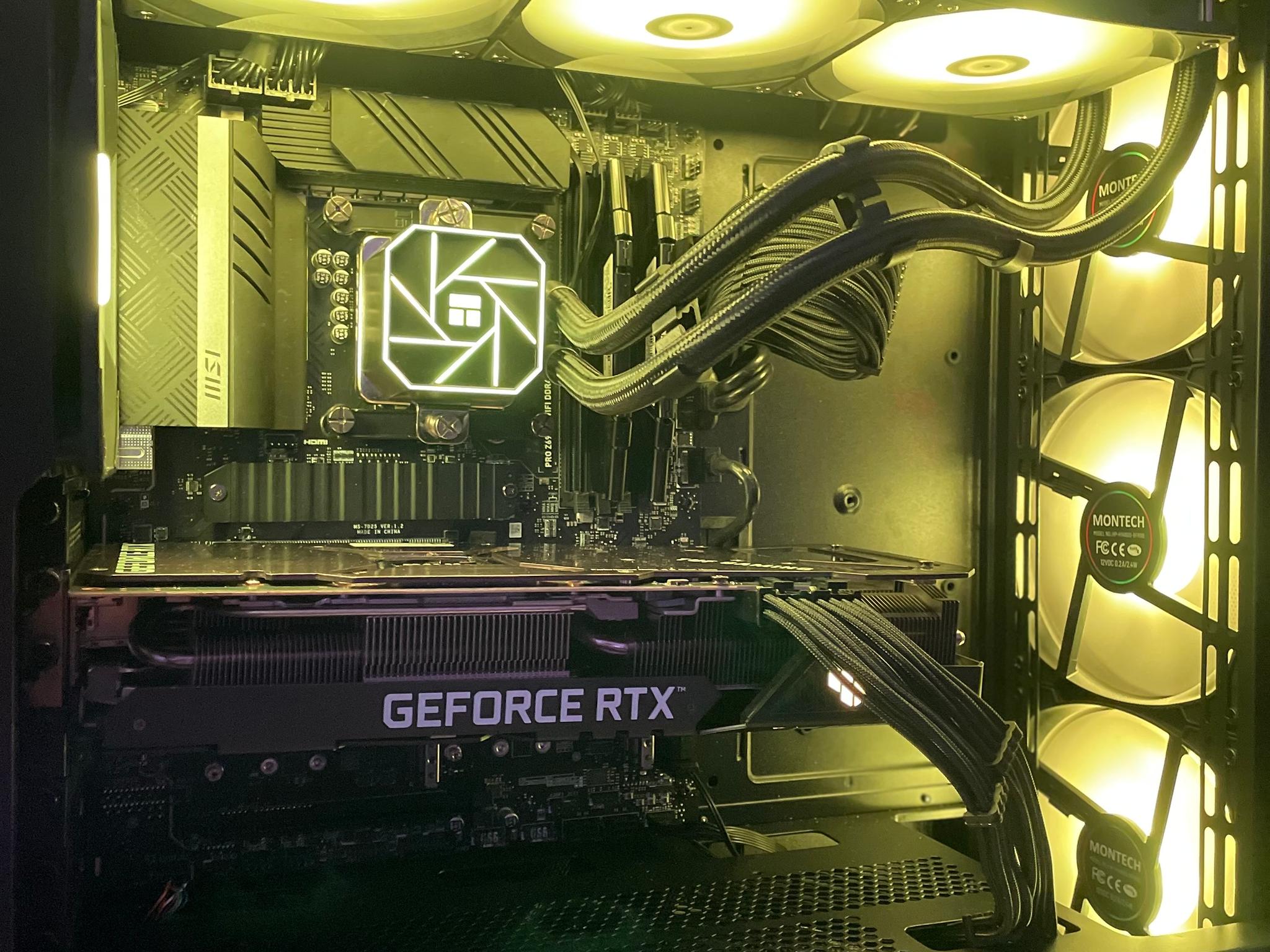🖤🤍RTX 3080 | 12600KF | 16GB | 1TB M.2 | Windows 11 Home | BLACK Gaming PC🤍🖤