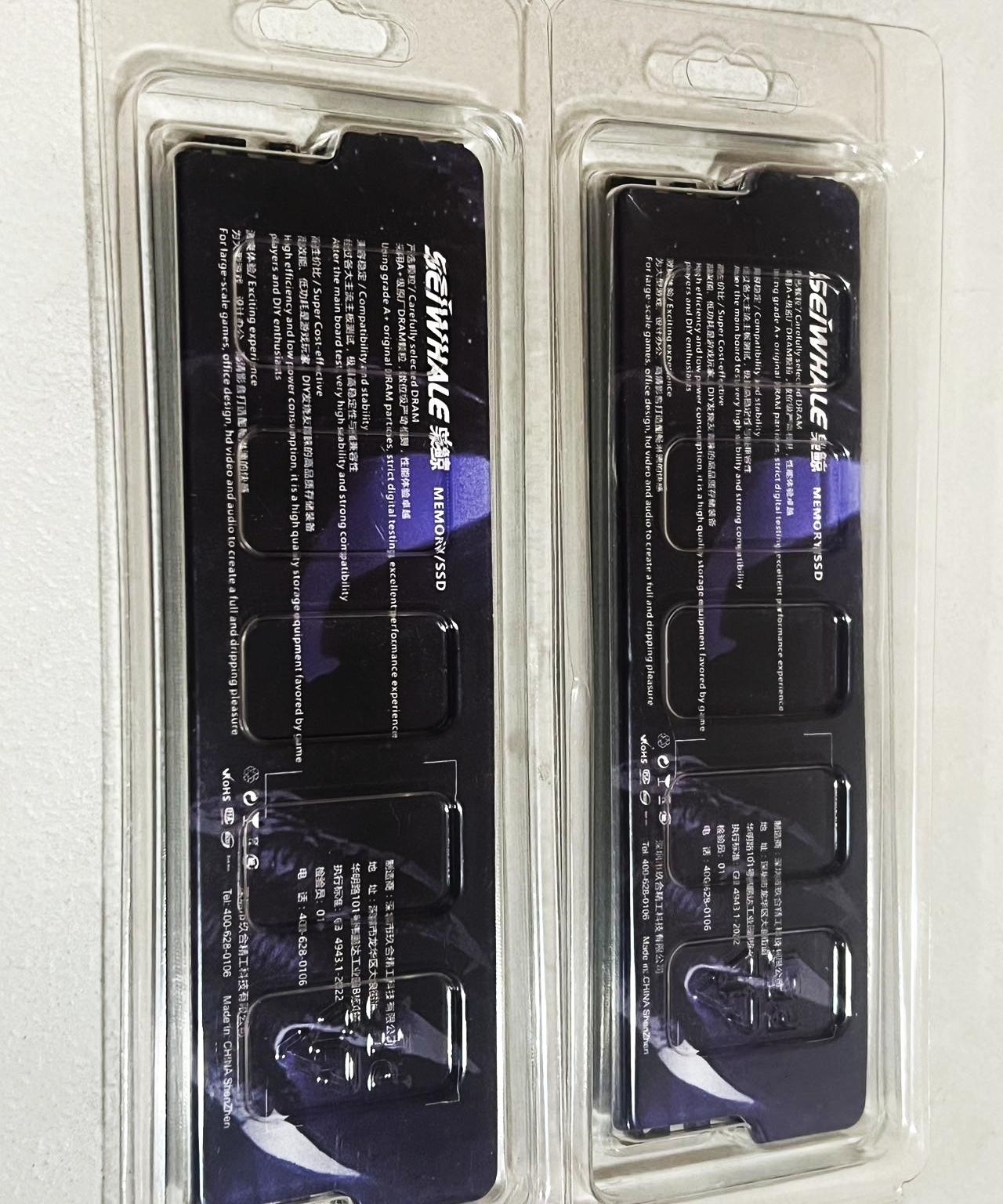 DDR4 3200Mhz SeiWhale 16GB (2 x 8GB) CL18-22-22-42  Read the description ！！