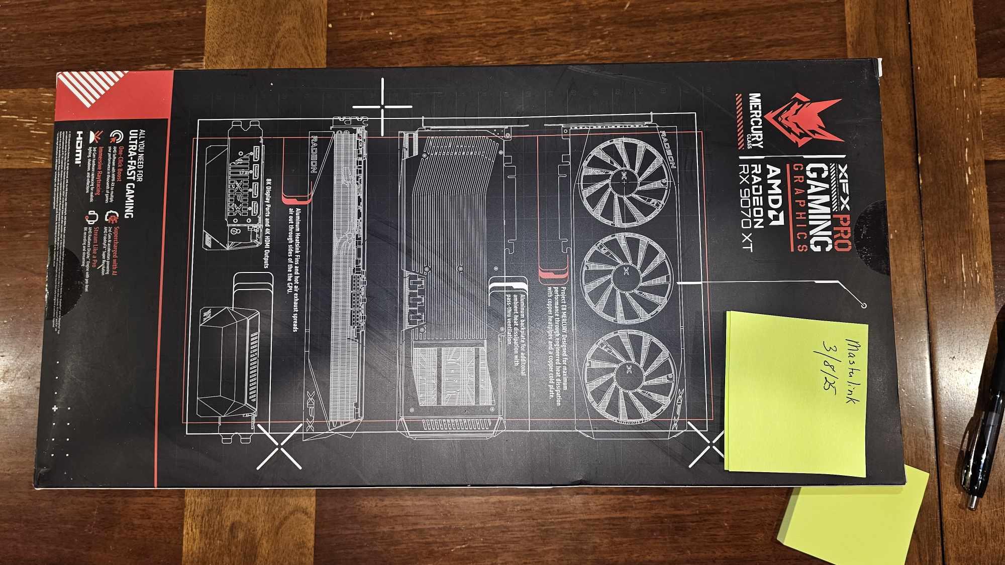 XFX Mercury AMD Radeon RX 9070XT OC